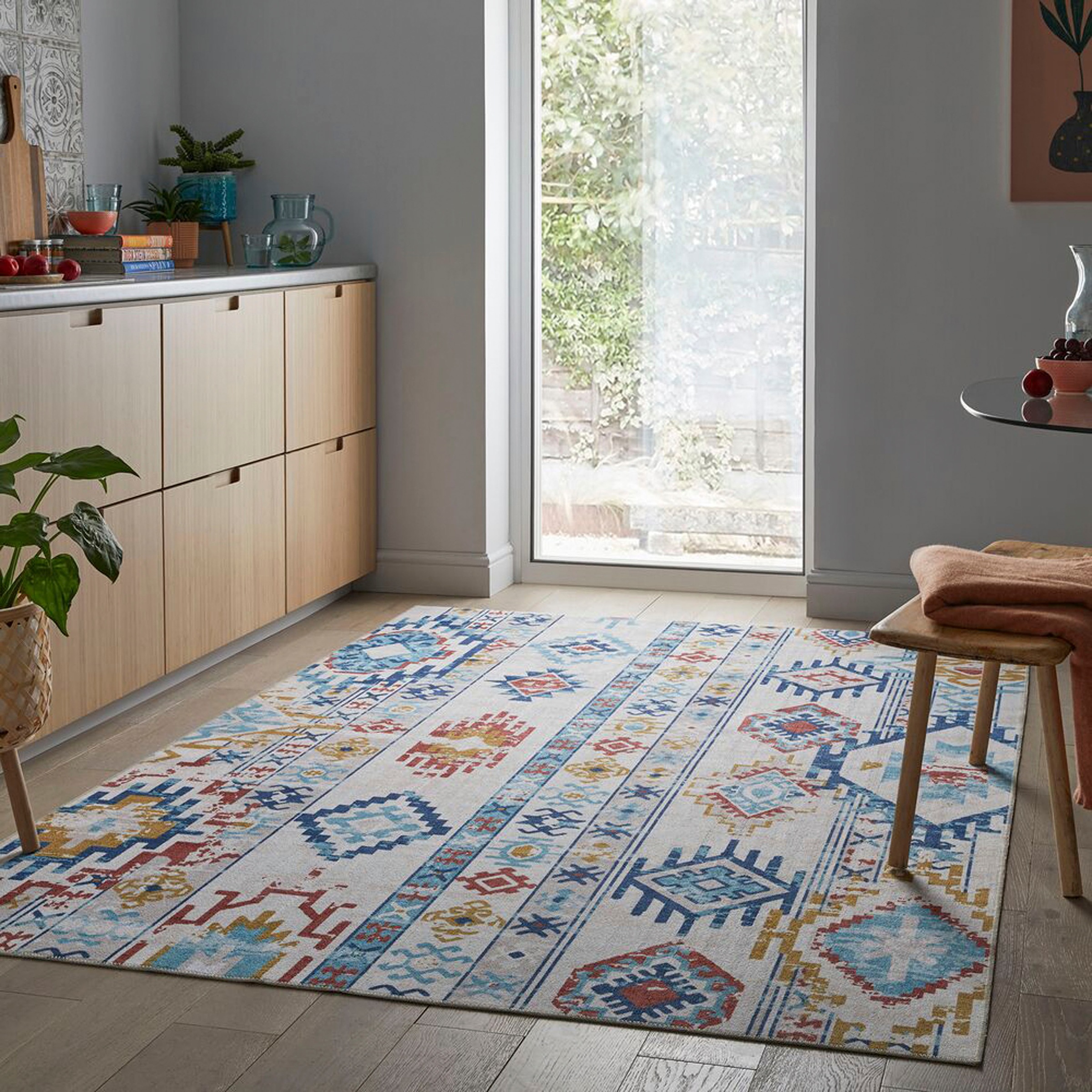 FLAIR RUGS Teppich "Ramona" rechteckig 10 mm Höhe maschinenwaschbar, Wohnzi günstig online kaufen