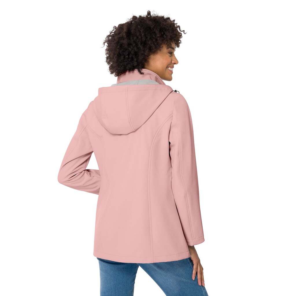 Classic Basics Softshelljacke, mit Kapuze