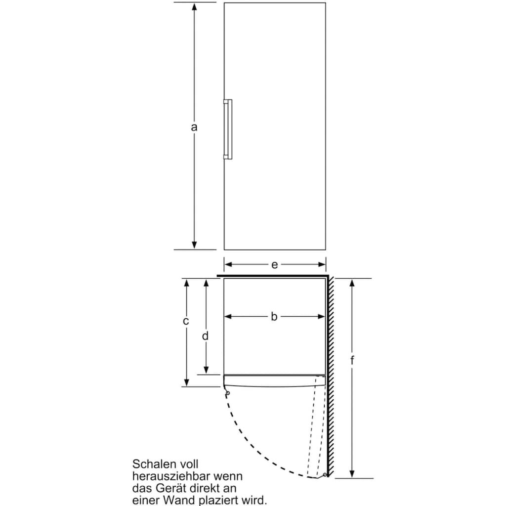 BOSCH Gefrierschrank »GSN51AWDV«, 6, 161 cm hoch, 70 cm breit