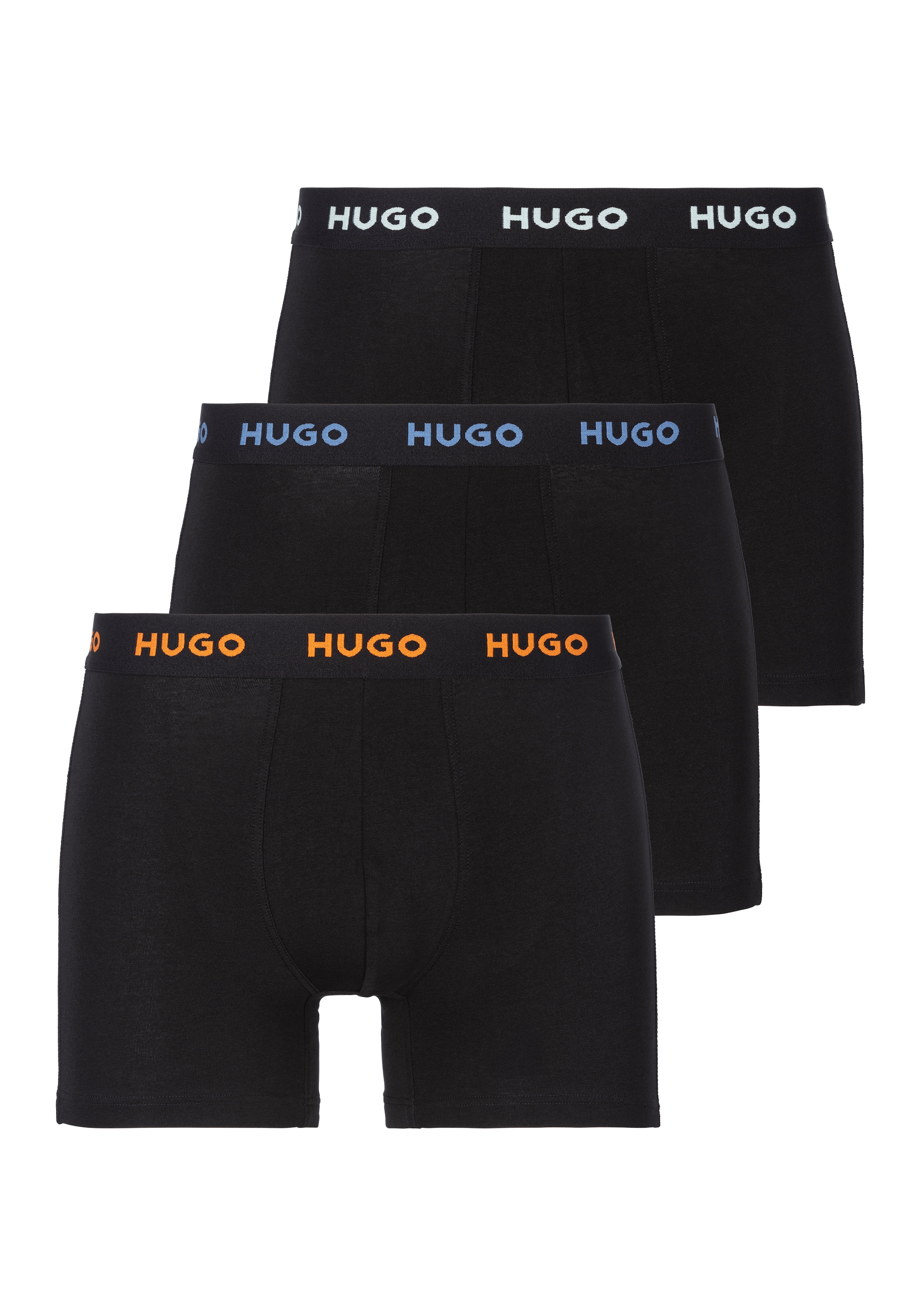 HUGO Underwear Trunk "BOXERBR TRIPLE", (Packung, 3 St.), mit HUGO Logobund