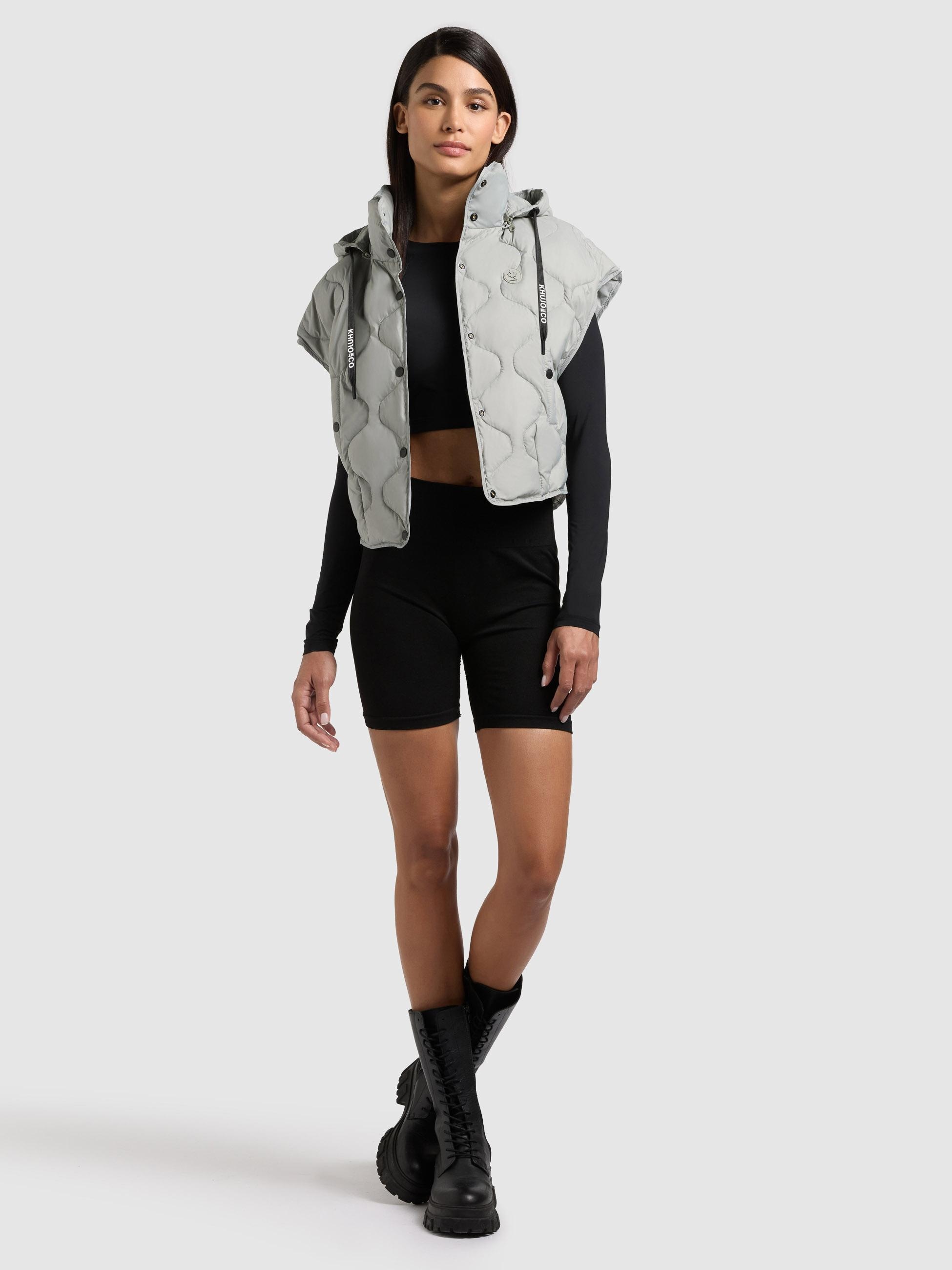 khujo Funktionsweste »Ninga« 1 Kurze leicht Steppweste mit Kapuze