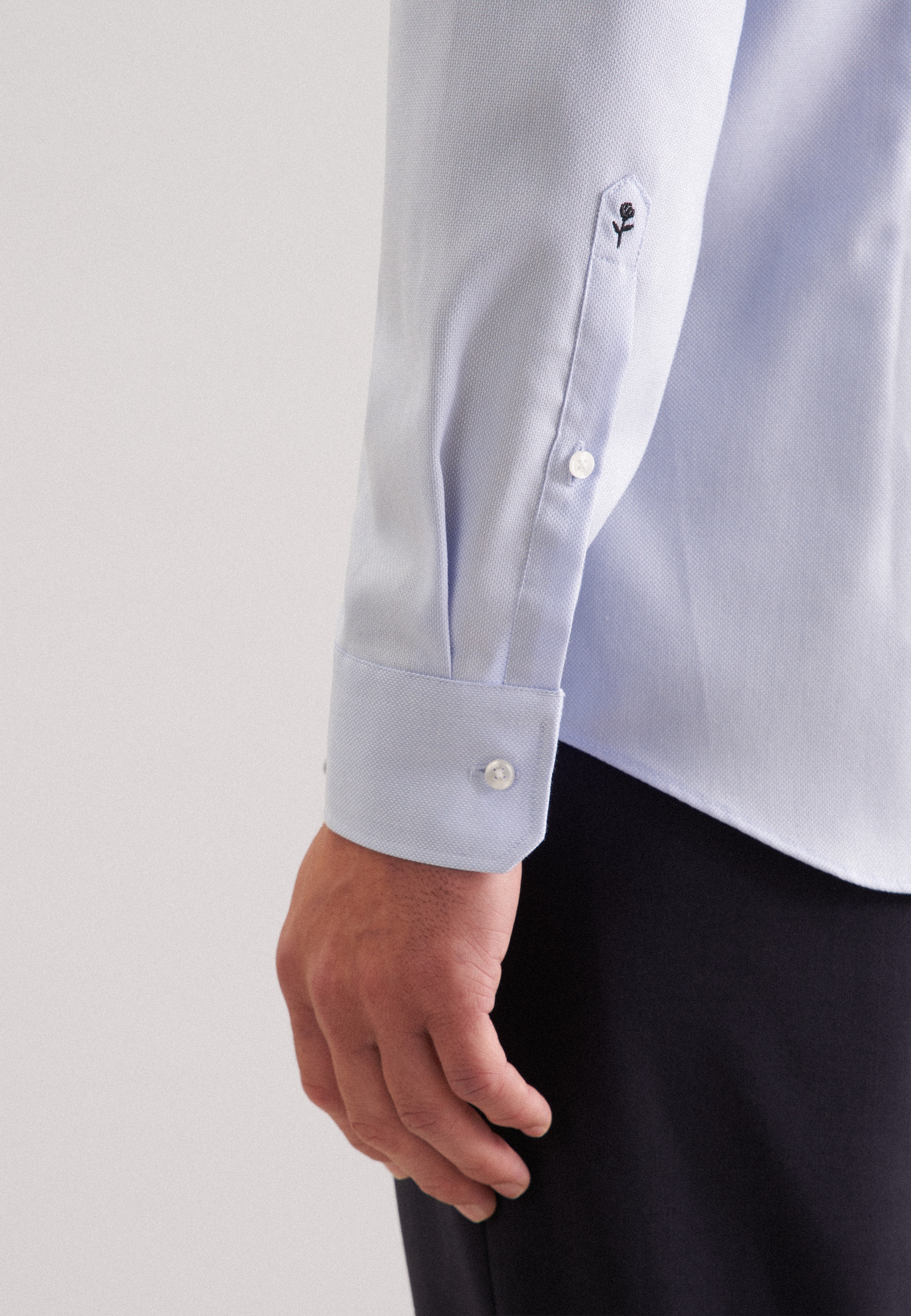 seidensticker Businesshemd »Schwarze Rose« X-Slim 1/1 Kentkragen Uni