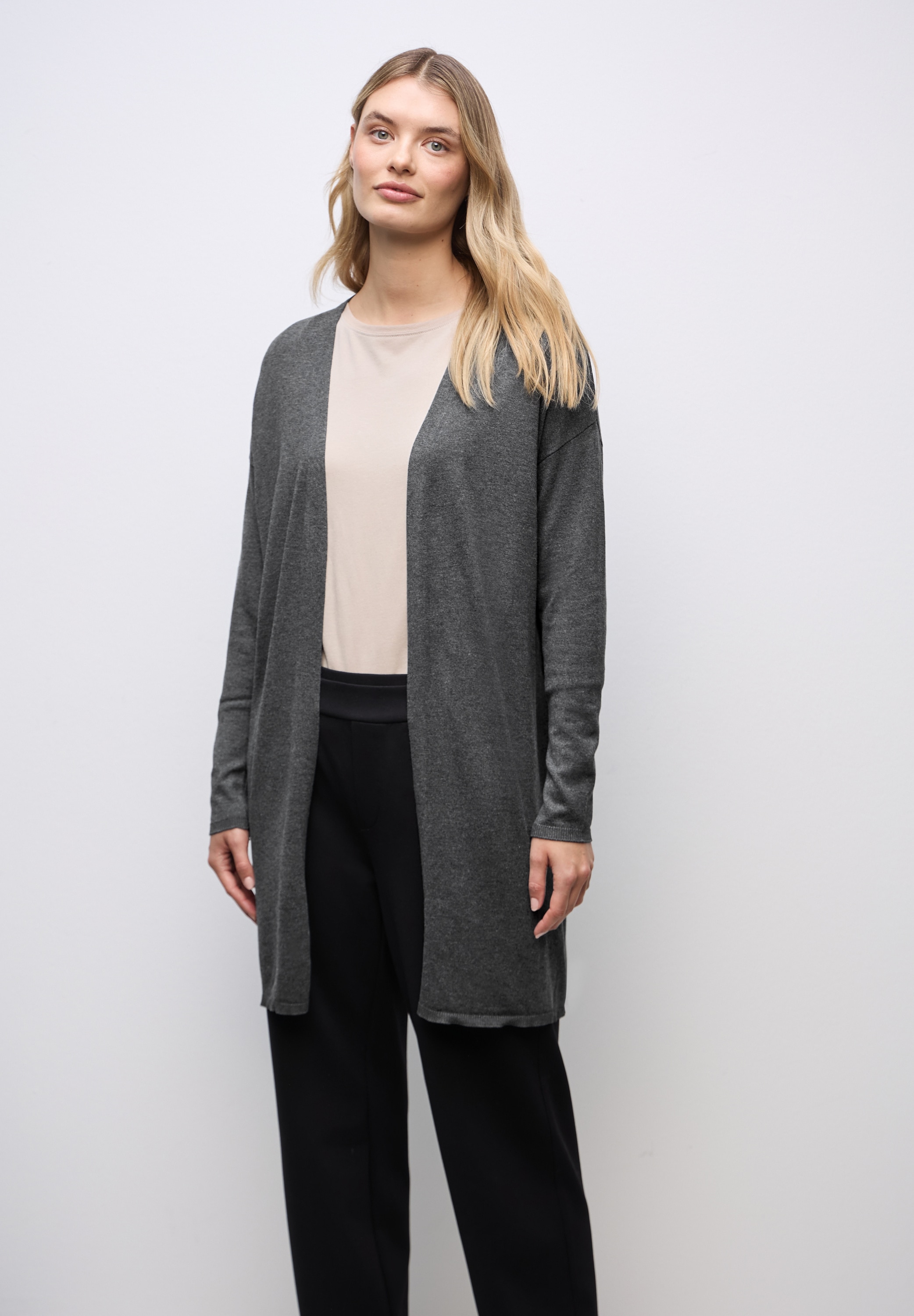 STREET ONE Strickjacke verschlusslos günstig online kaufen