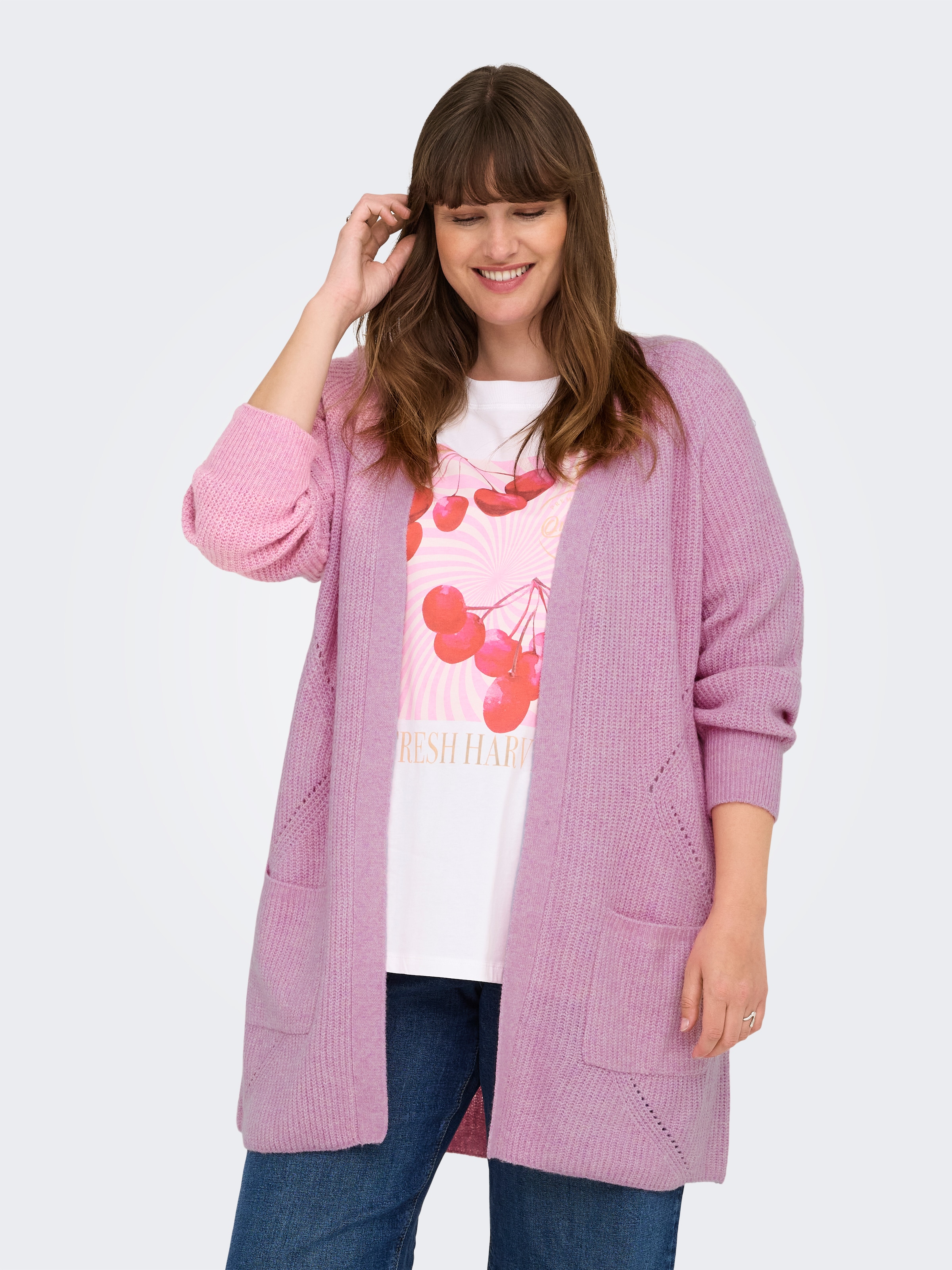 ONLY CARMAKOMA "CARWHITNEY LS CARDIGAN KNIT" günstig online kaufen