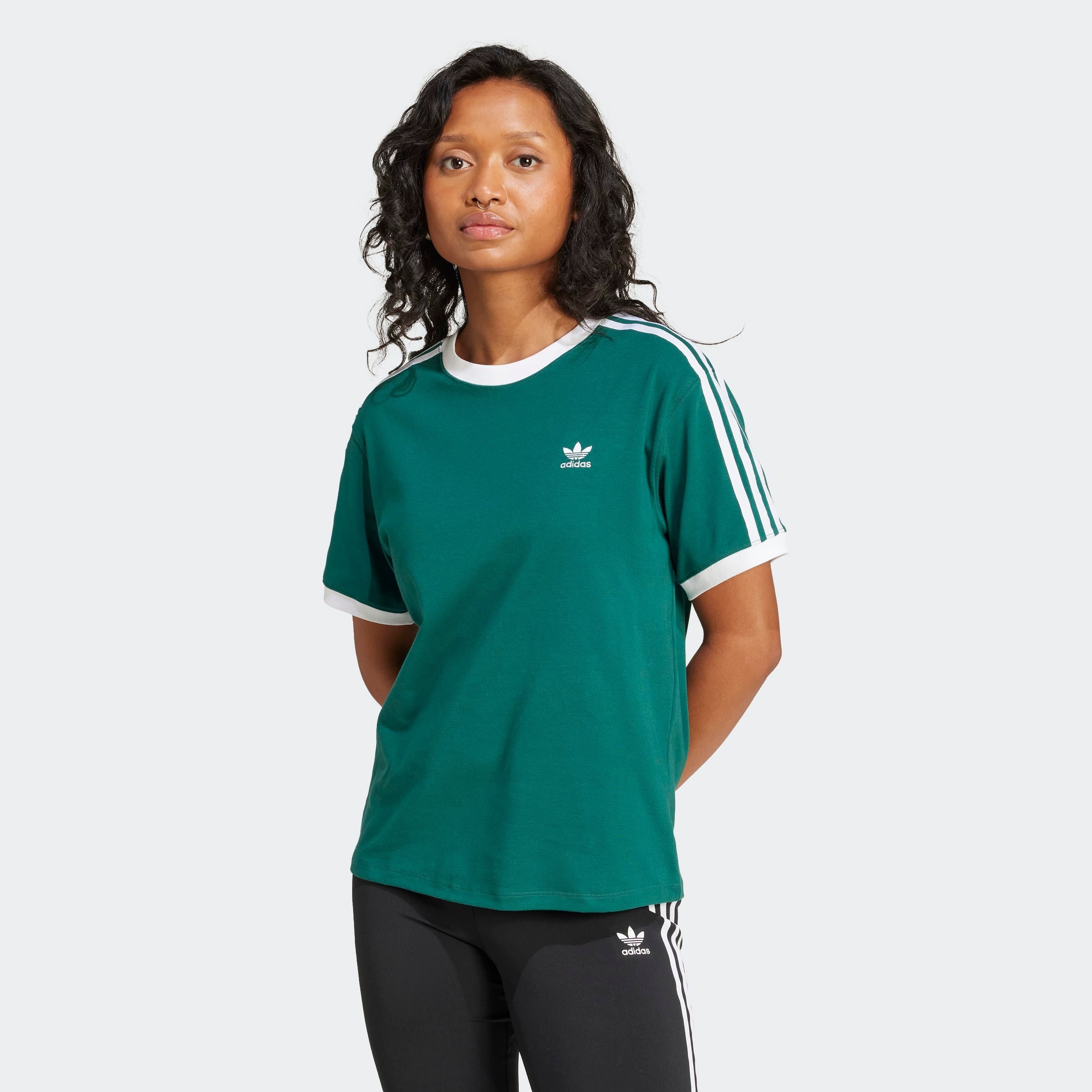 adidas Originals T-Shirt "3 STRIPE TEE", drei Streifen Shirt mit Trefoil Lo günstig online kaufen