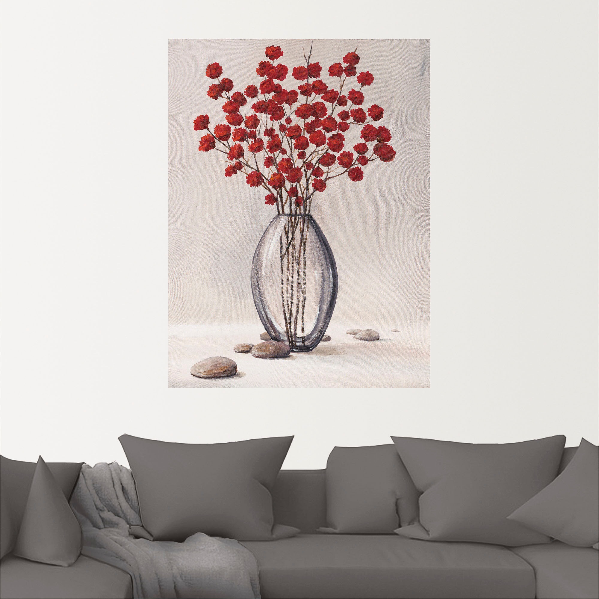 Artland Wandbild »Dekorative rote | Blumenbilder, BAUR (1 Alubild, oder Leinwandbild, Herbstblumen«, versch. als in Wandaufkleber Poster Größen bestellen St.)