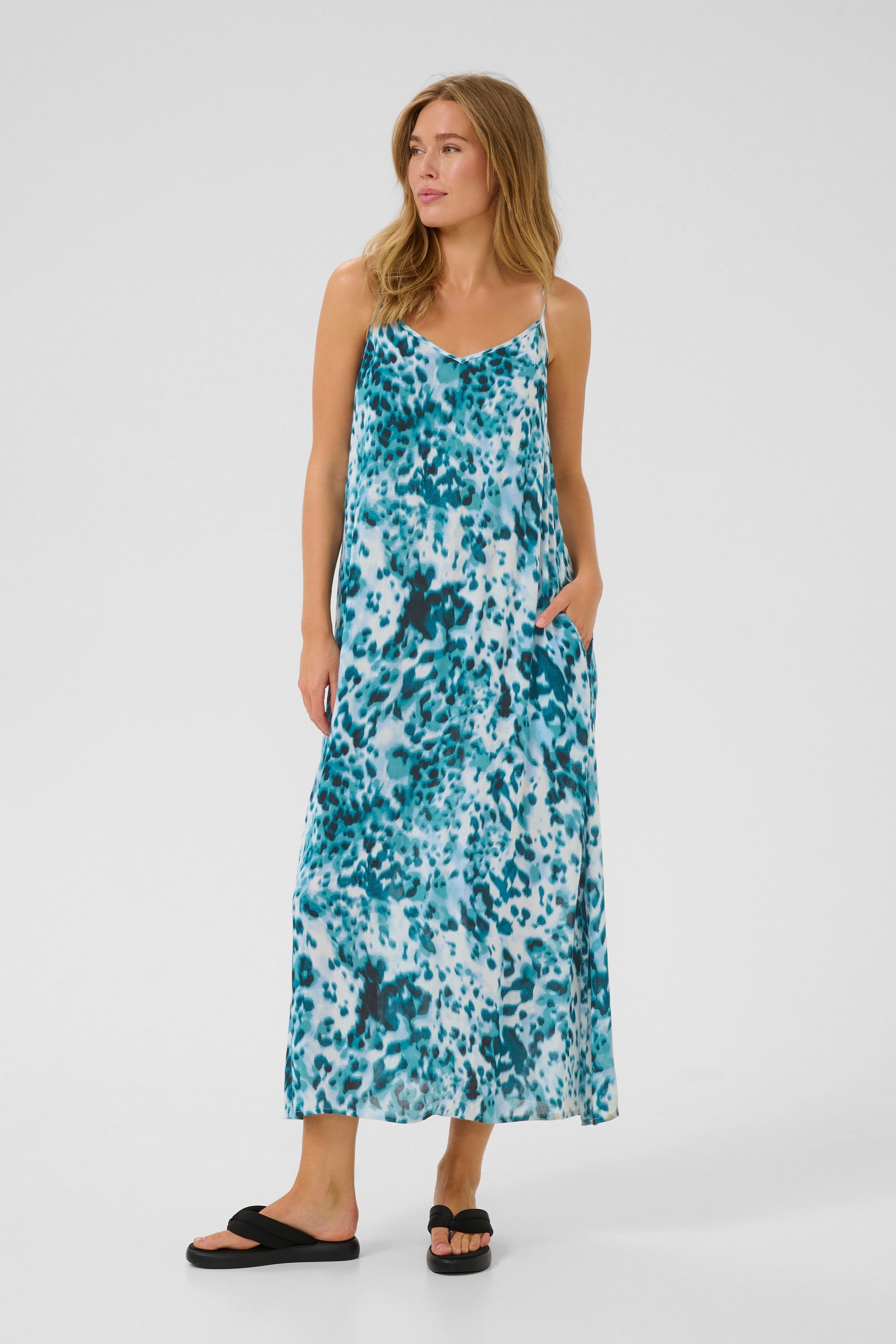 KAFFE Midikleid »Damen Kleid KAthora«