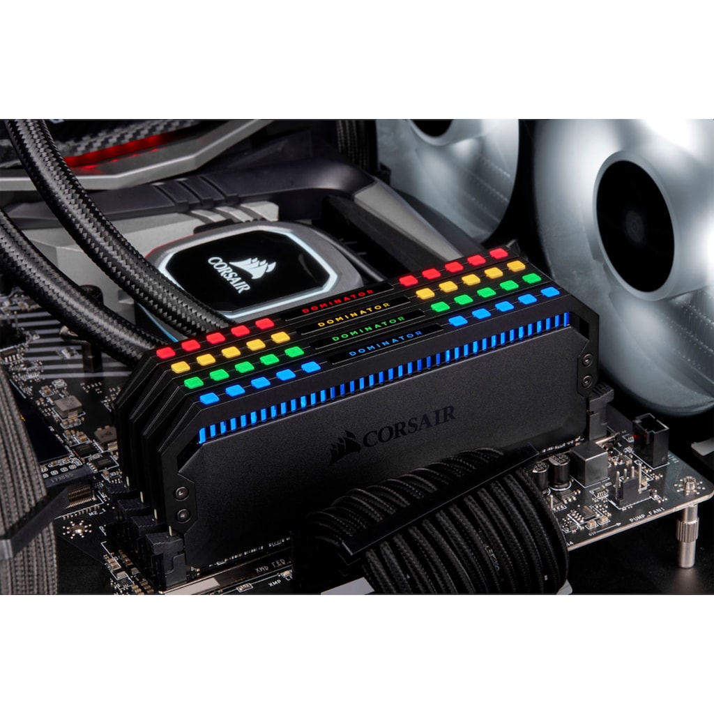 Corsair PC-Arbeitsspeicher »DOMINATOR RGB 16 GB (2 x 8 GB) DDR4 DRAM 3.600 MHz C18«