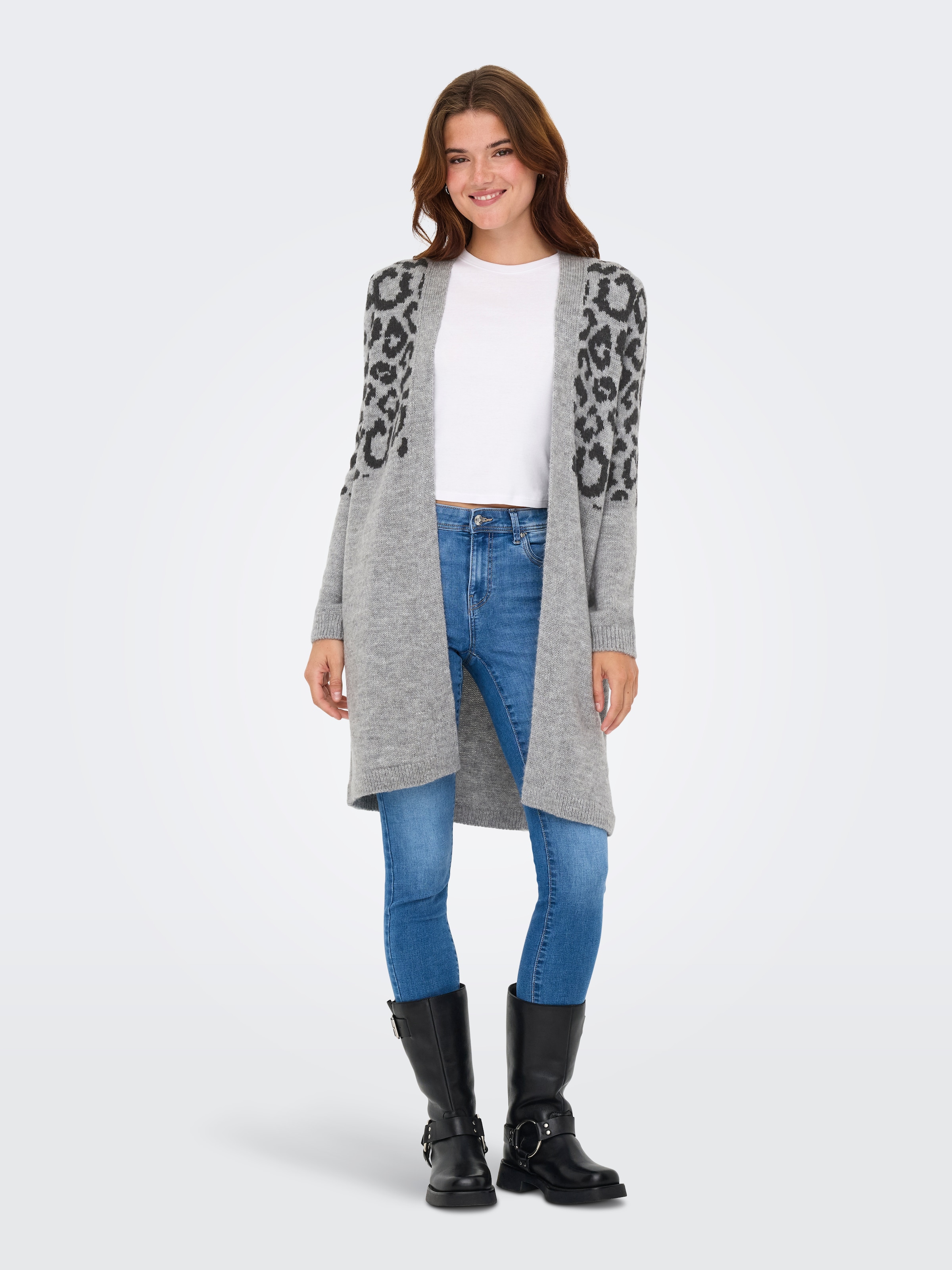 ONLY Strickjacke »ONLJADE ANIMAL LS CARDIGAN CC KNT«