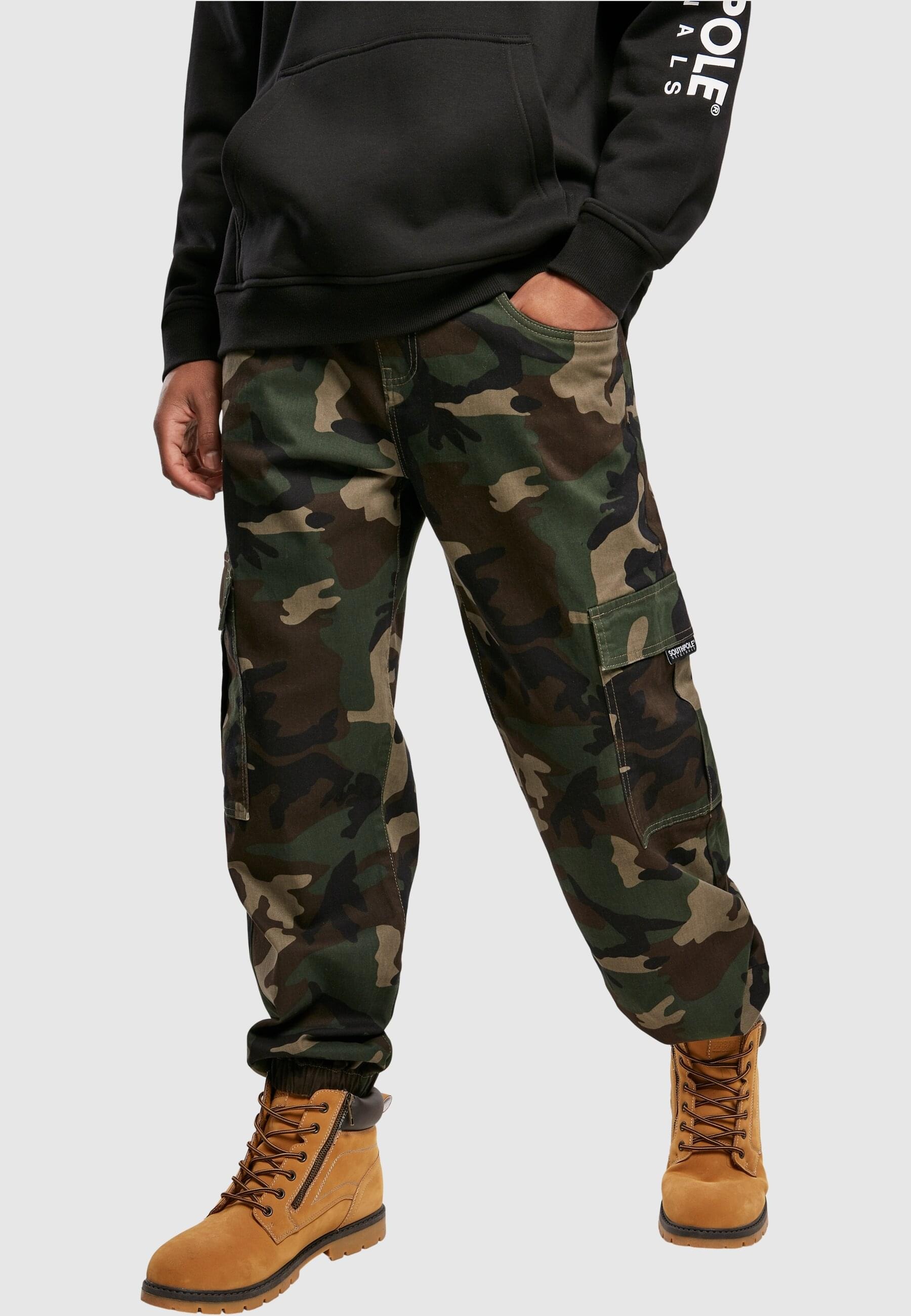 Southpole Cargohose »Southpole Herren Southpole Camo Cargo Pants«, (1 tlg.)