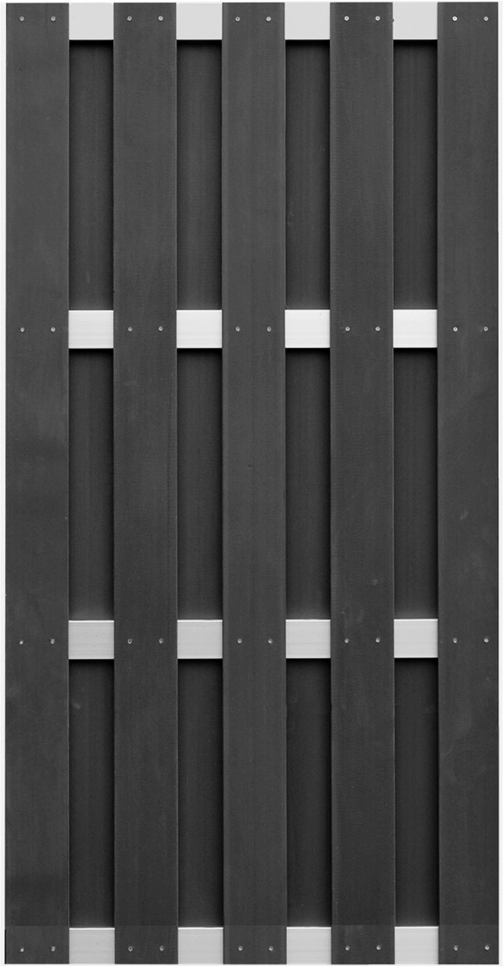 Tetzner & Jentzsch Sichtschutzelement »EL PASO WPC« 5,74 m Gesamtlänge, 190 cm Höhe, inkl. Pfosten und Befestigung