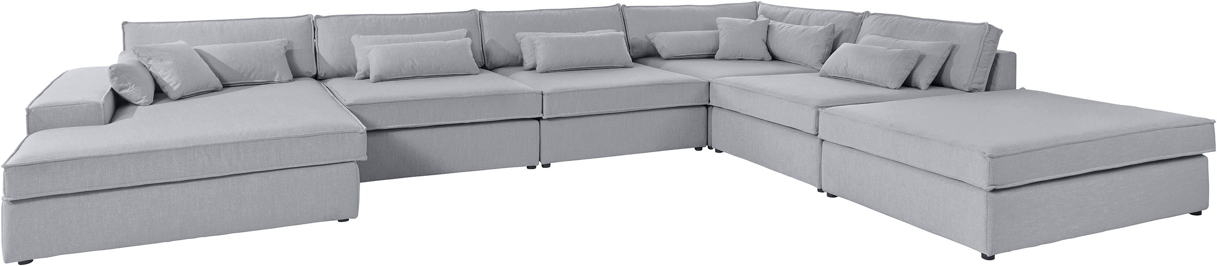 OTTO home Wohnlandschaft "Enid U-Form" 6 Teile, bestehend aus Modulen, in v günstig online kaufen