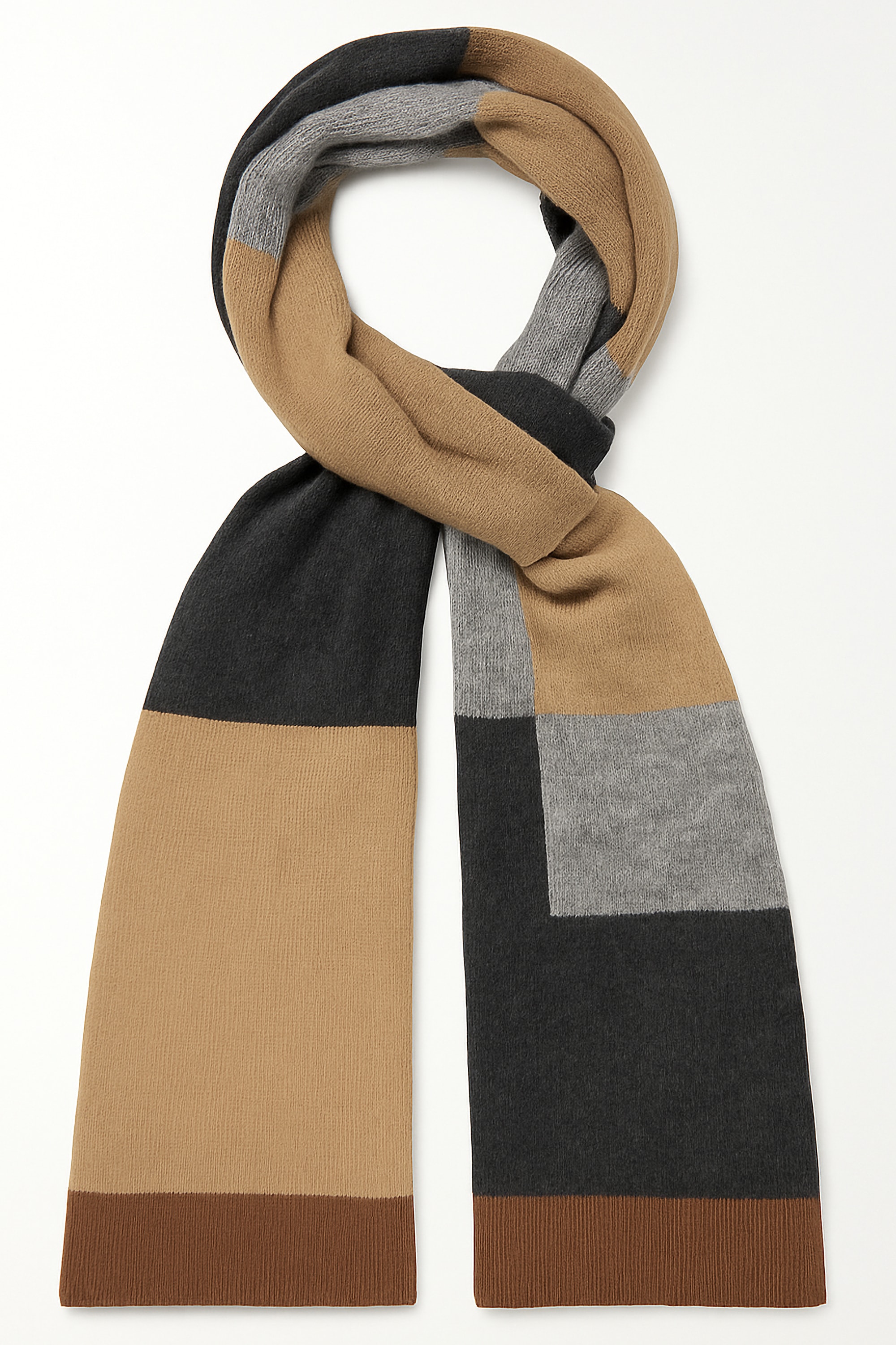 COLLEZIONE ALESSANDRO Wollschal "Marmo" 1 Stk. tlg. mit schwarz-grau-braun günstig online kaufen