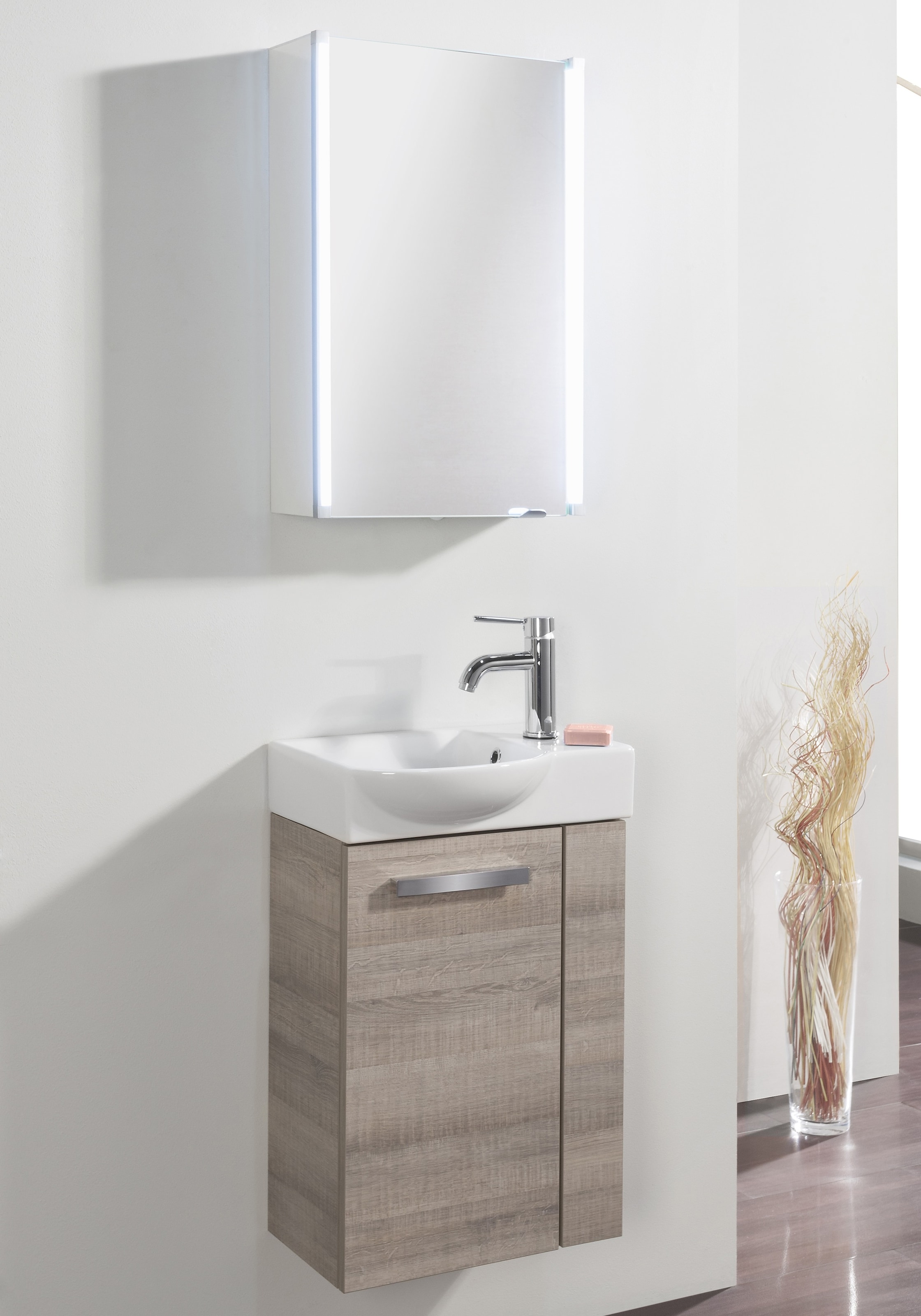 FACKELMANN Spiegelschrank »LED-LINE«, Badmöbel Breite 42,5 cm