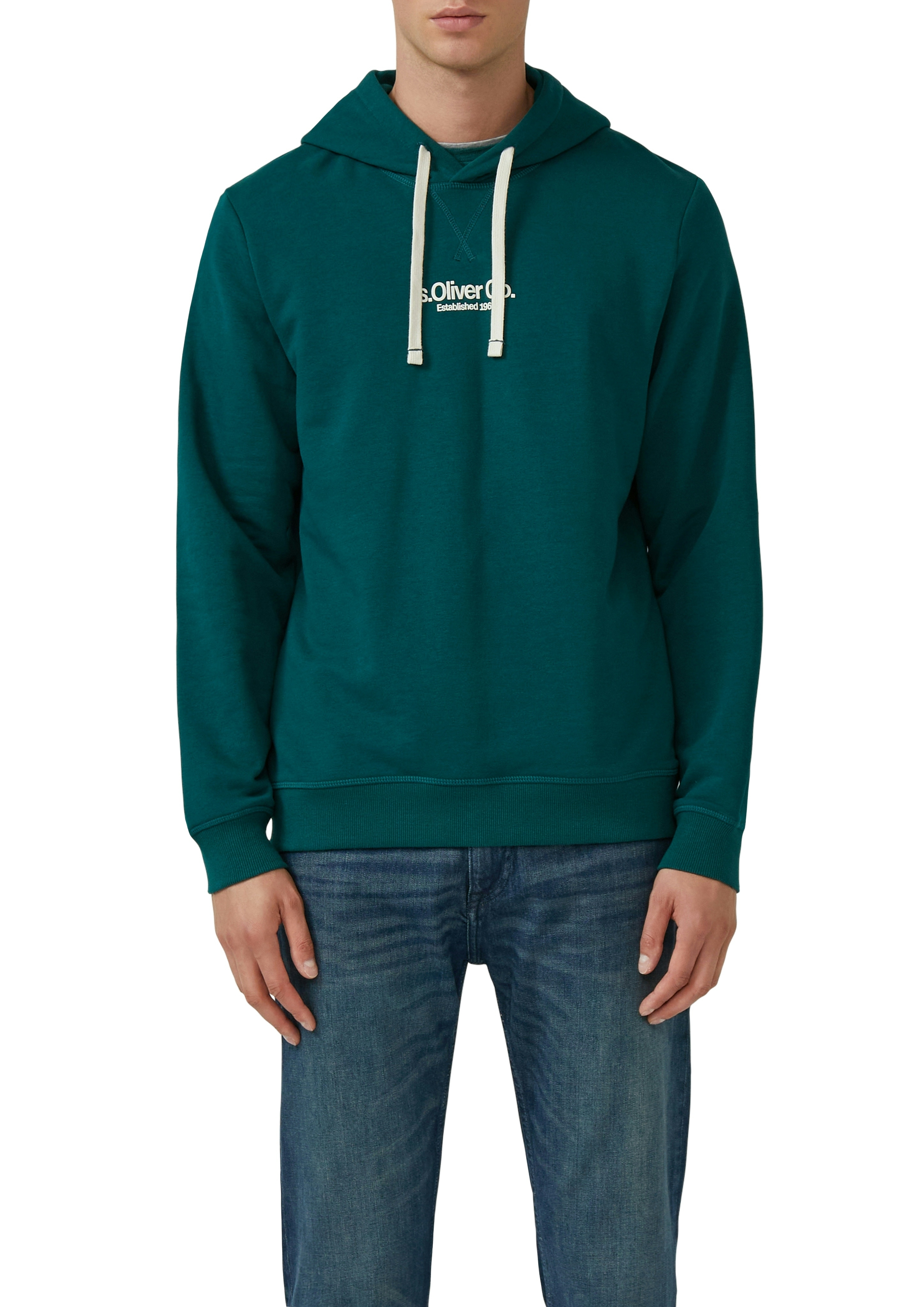 s.Oliver Hoodie, mit Logo Schriftzug