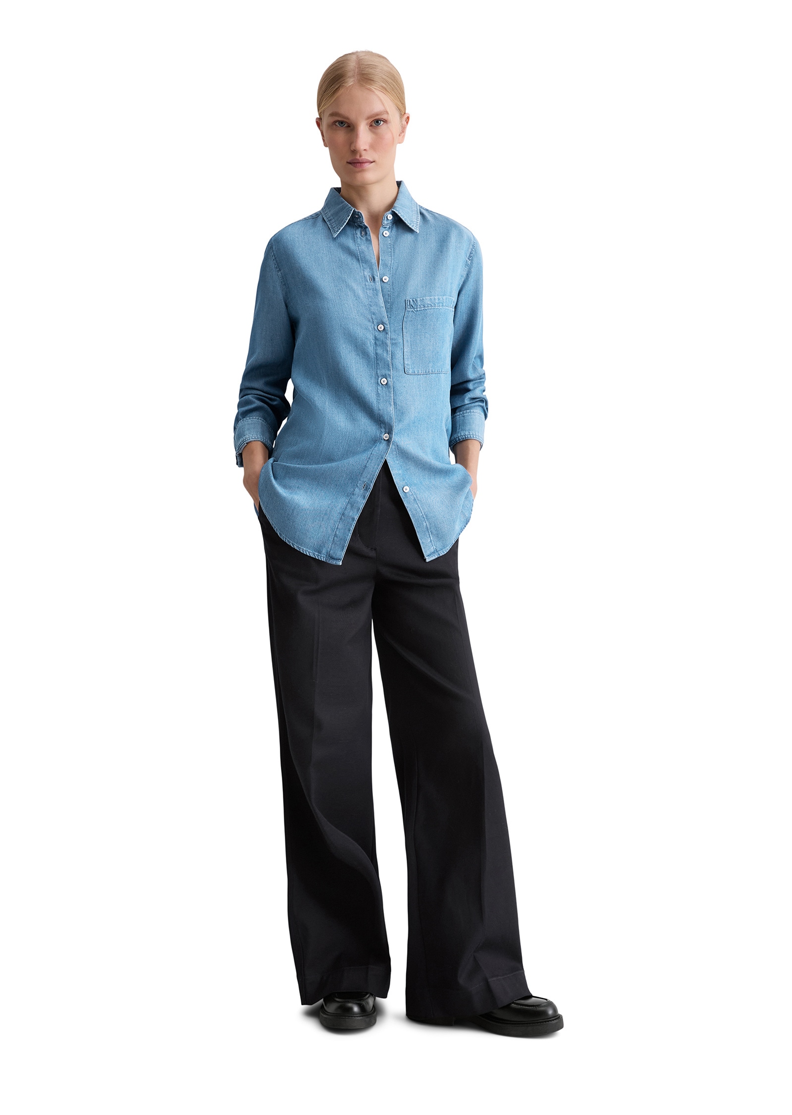 Marc O'Polo Langarmbluse »aus TENCEL™ Lyocell«