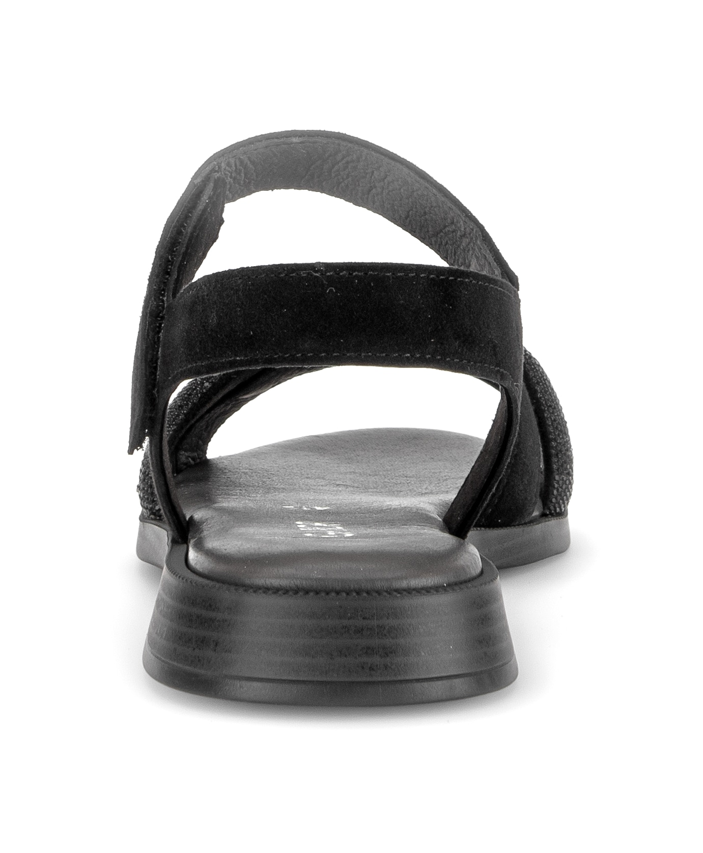 Gabor Riemchensandale  Blockabsatz, Sandalette, Sommerschuh mit glänzenden Schmucksteinen