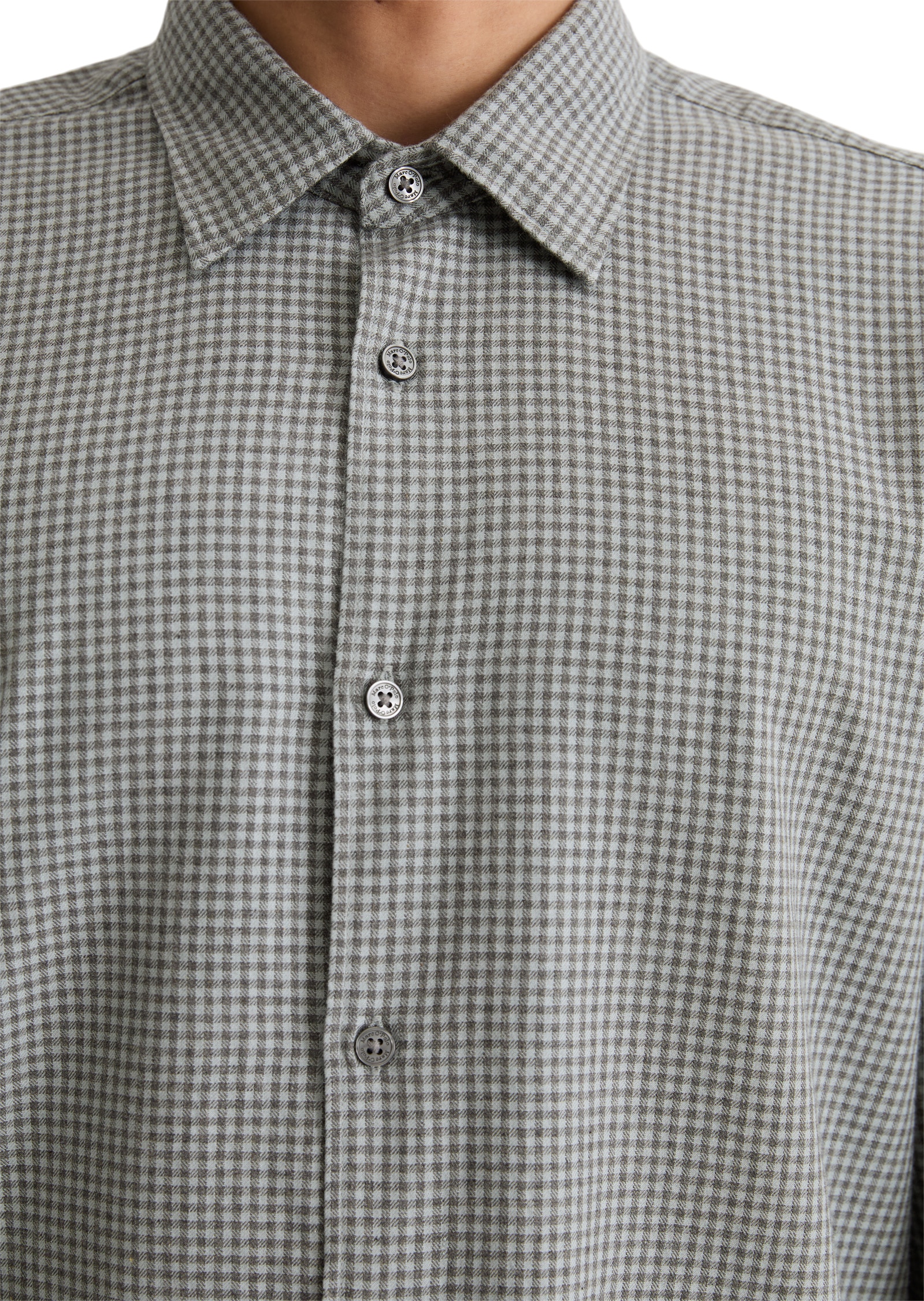 Marc O'Polo Langarmhemd »aus leichtem Bio-Baumwoll-Flanell«