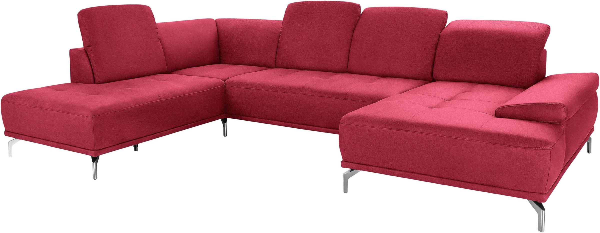 Home affaire Wohnlandschaft "Caluna" Inkl.Sitztiefenverstellung, wahlweise günstig online kaufen