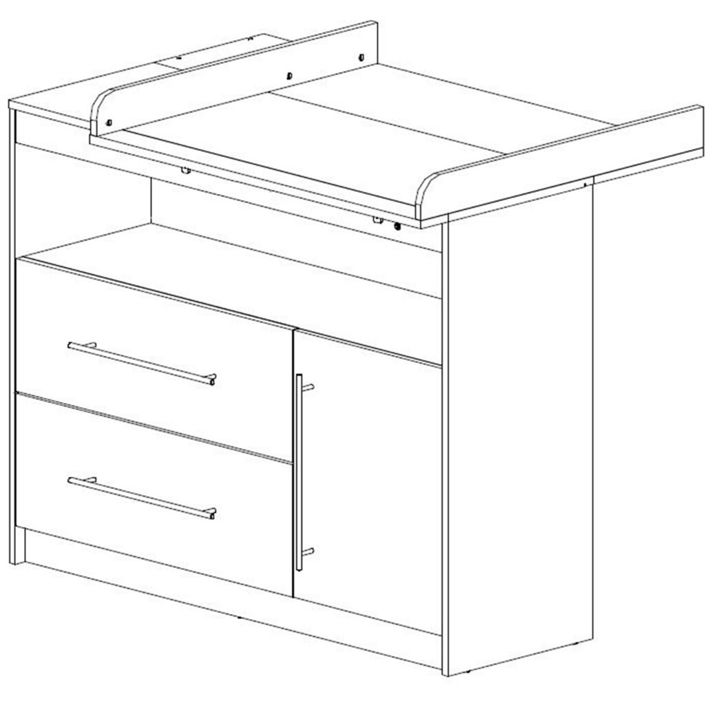 roba® Wickelkommode »Maren«, bis 15 kg, 117 cm