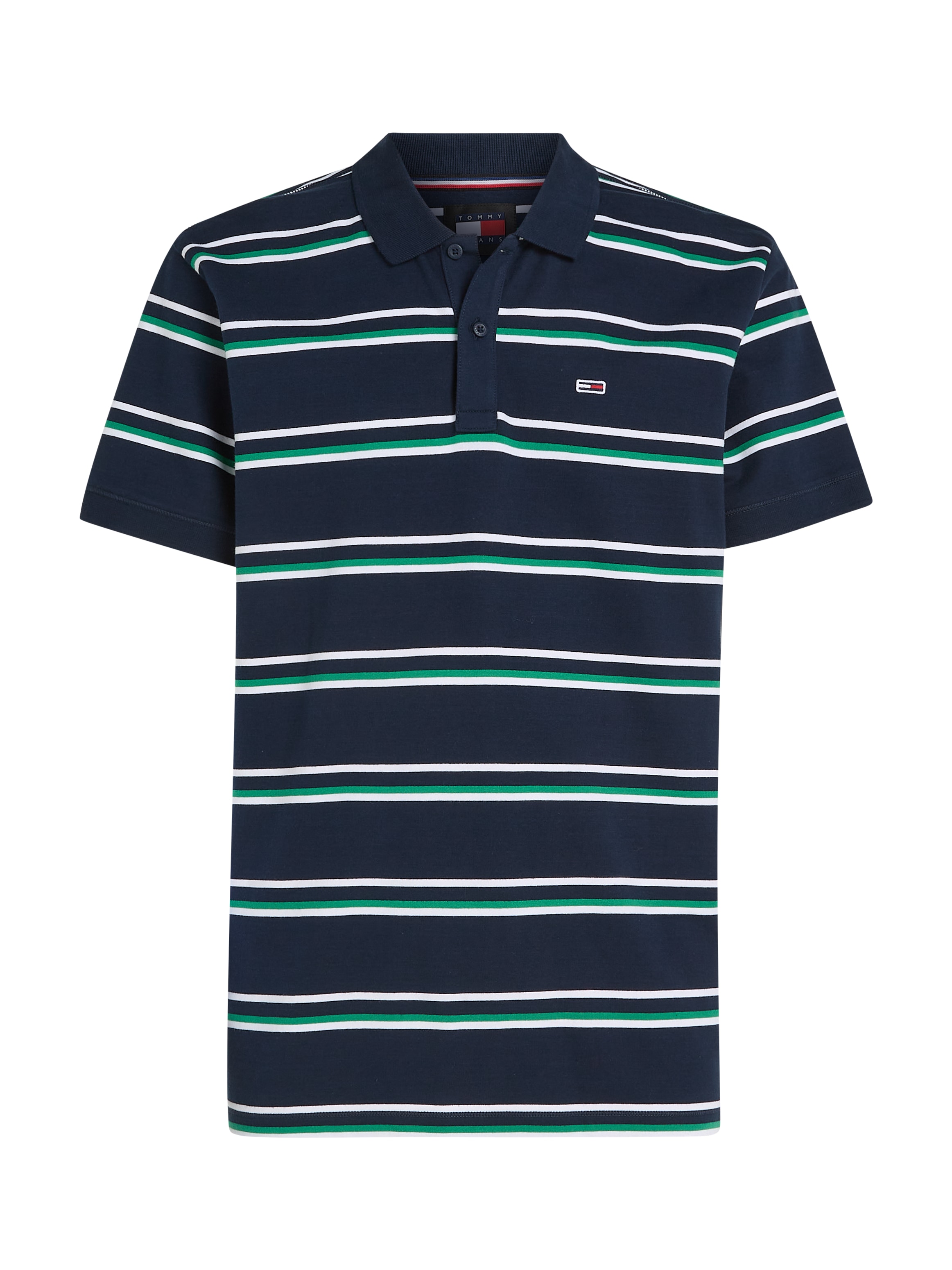 Tommy Jeans Poloshirt »TJM REG ESSENTIAL STRIPE POLO«, mit Logostickerei