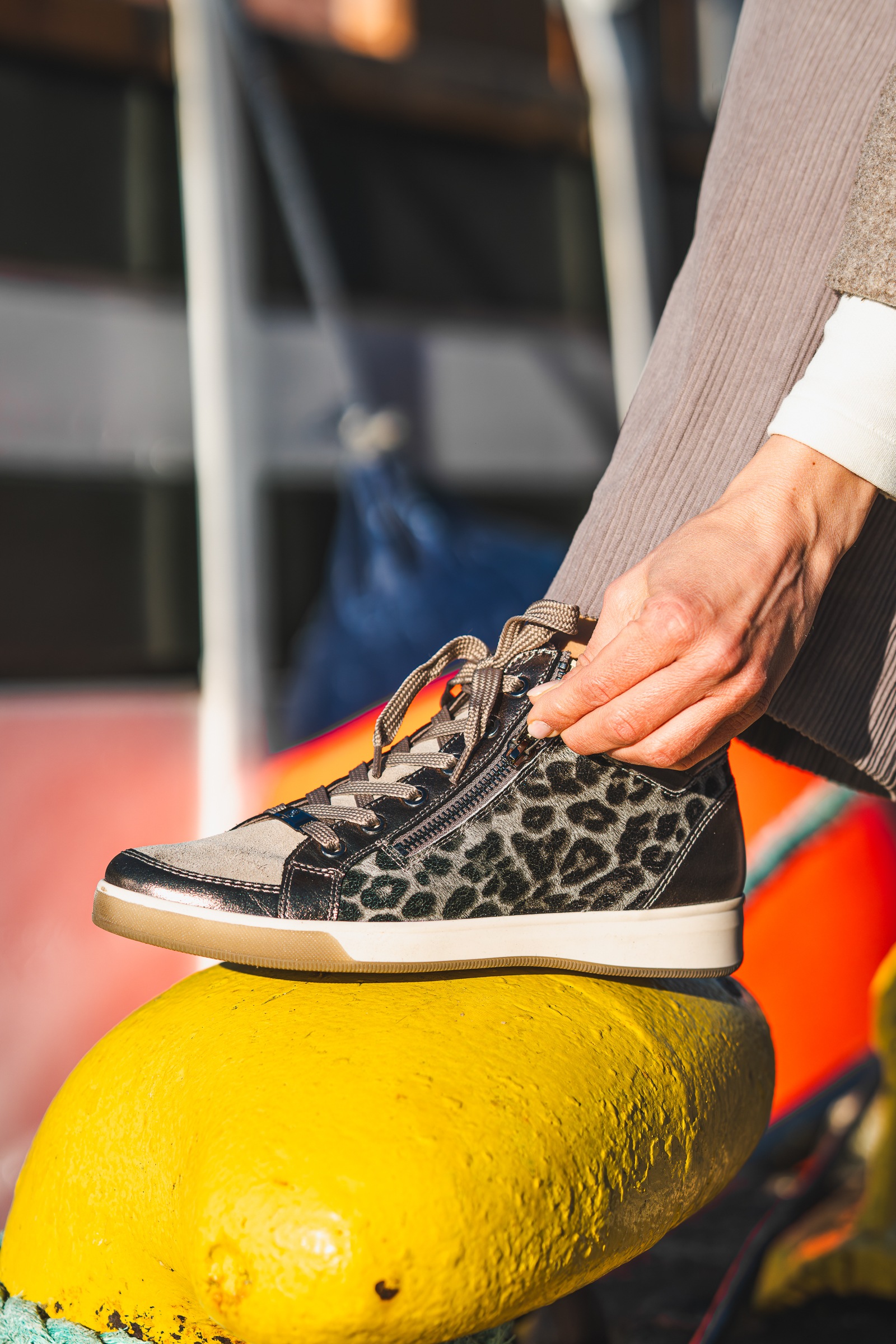 Ara Sneakerboots »ROM«, Hightop Sneaker, Schnürboots in Bequemweite G (= weit)