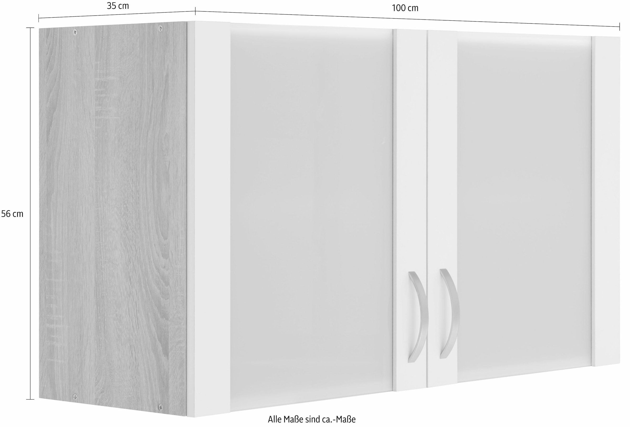 wiho Küchen Hängeschrank »Flexi«, Breite 100 cm