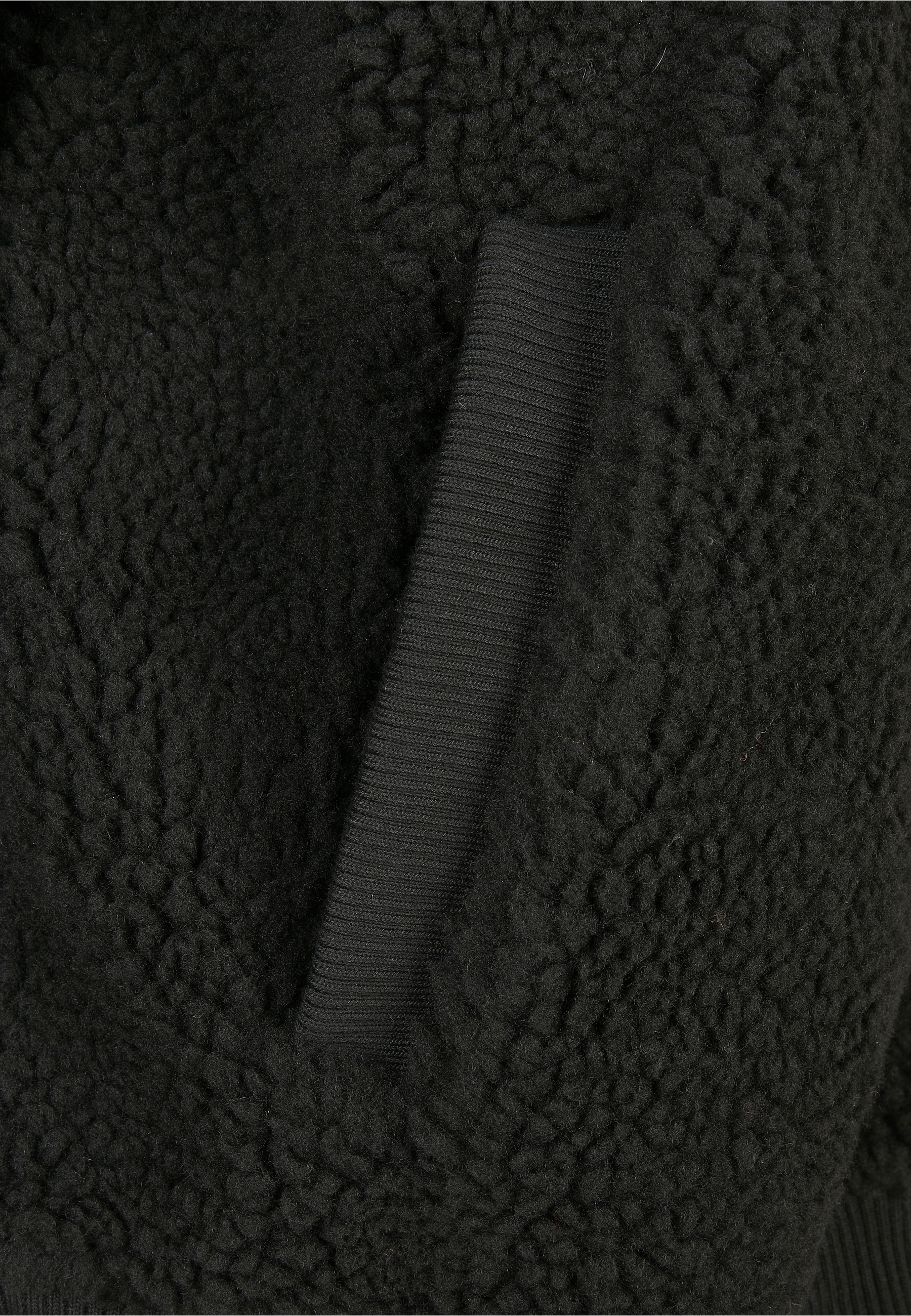 URBAN CLASSICS Winterjacke »Urban Classics Herren Boxy Sherpa Jacket« 1 Stk. tlg. ohne Kapuze