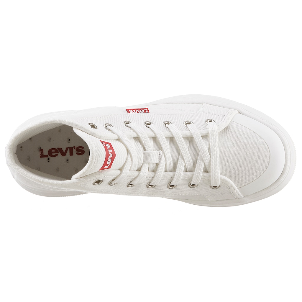 Levi's® Kids Sneaker »MAUI LIGHT MID«, mit Gummi besetzte Spitze, Freizeitschuh, Halbschuh, Schnürschuh