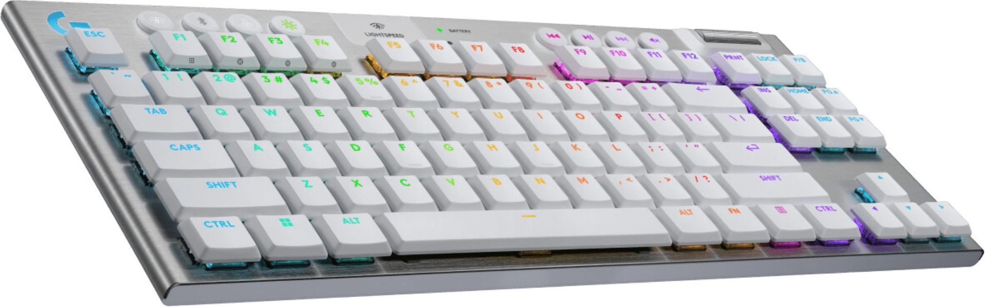 Logitech G Gaming-Tastatur »G915 X LIGHTSPEED TKL Wireless Gaming Keyboard - WHITE - US INT'L«