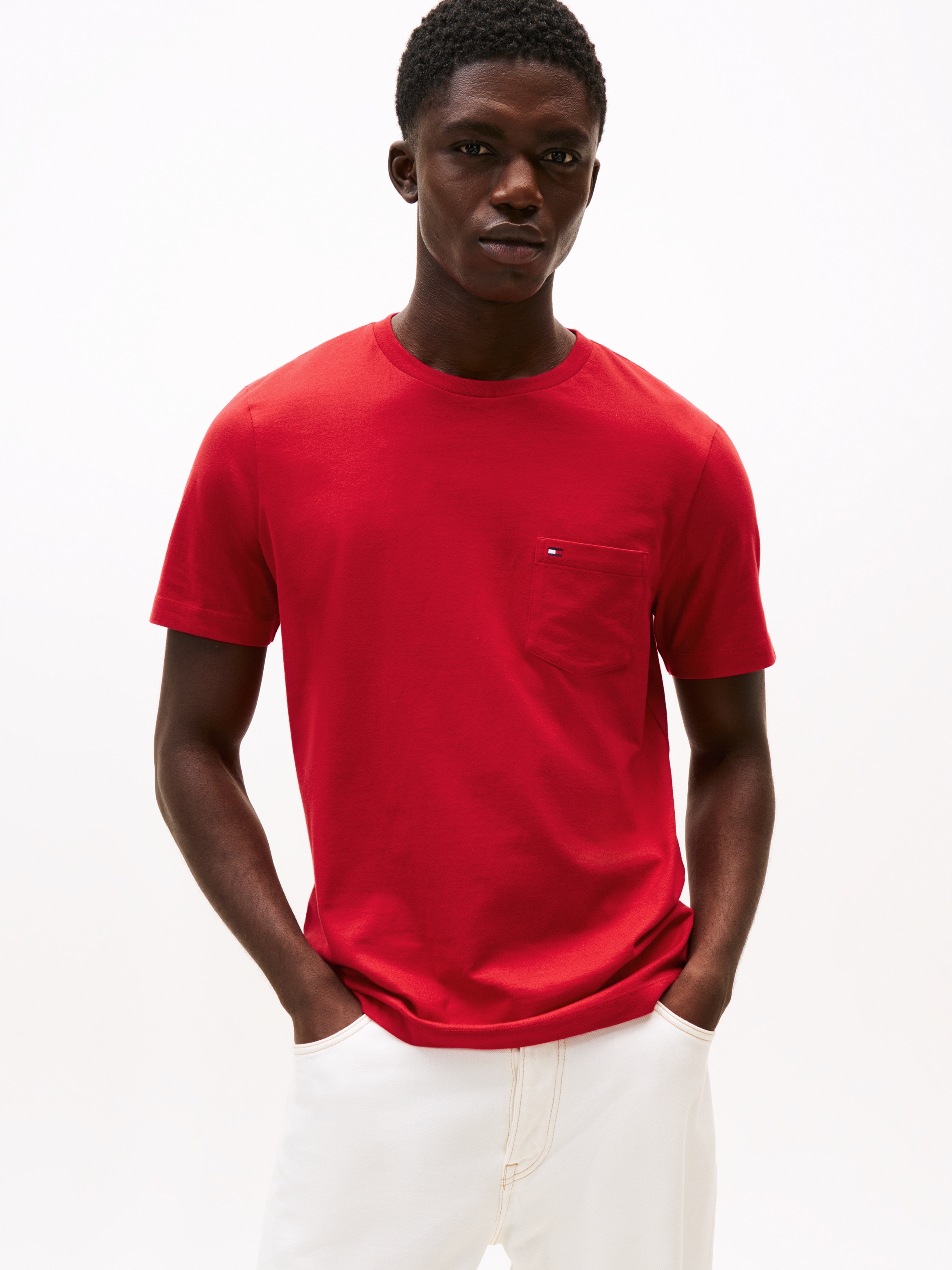 Tommy Hilfiger "ESSENTIAL SOLID POCKET TEE" günstig online kaufen