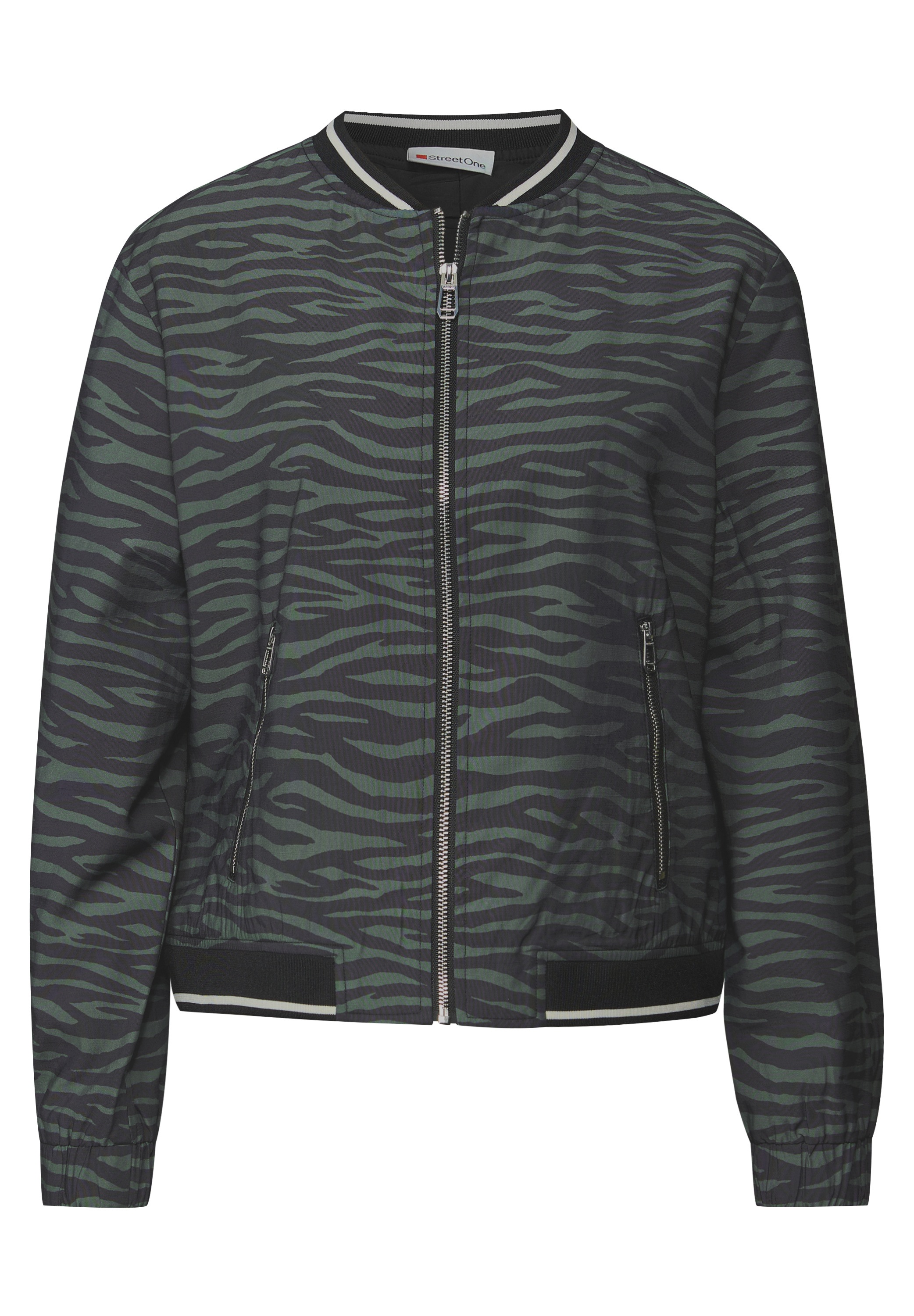 STREET ONE Blouson, ohne Kapuze, mit Leomuster