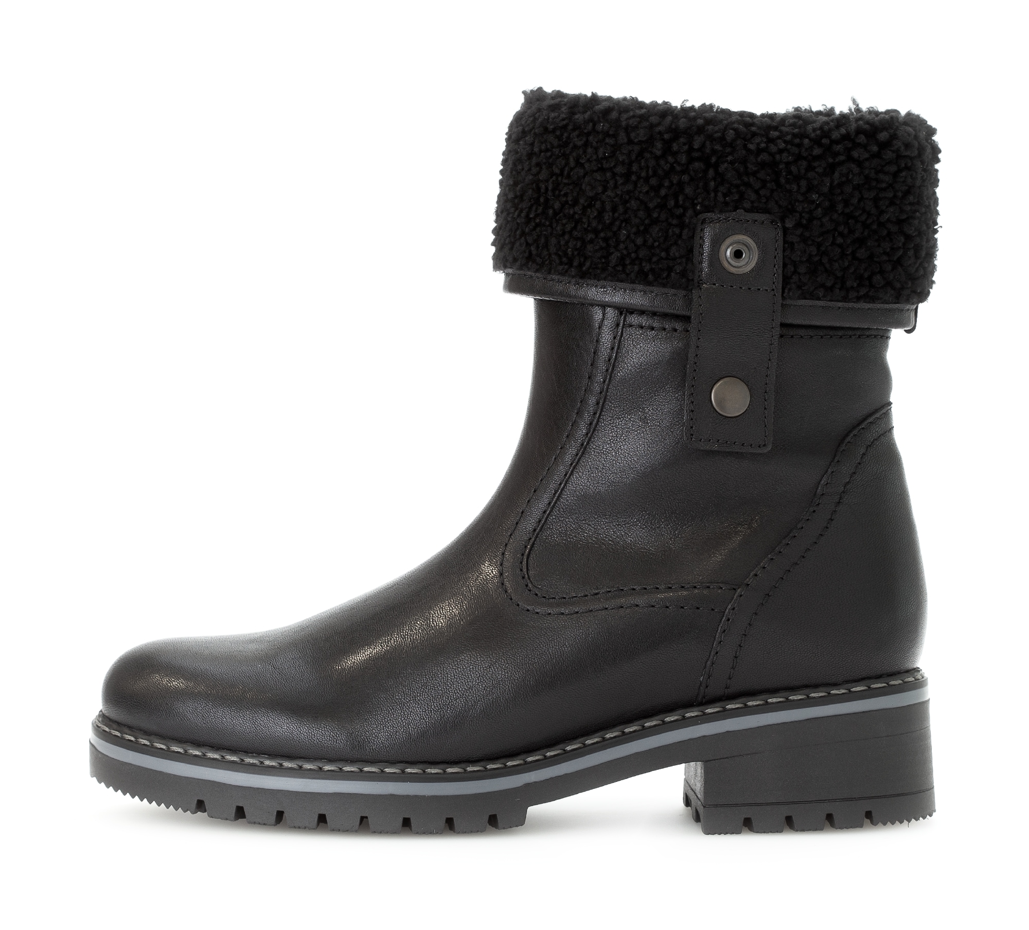 Gabor Winterboots »GENUA«, Blockabsatz, Winterstiefelette, mit Reißverschluss, G-Weite
