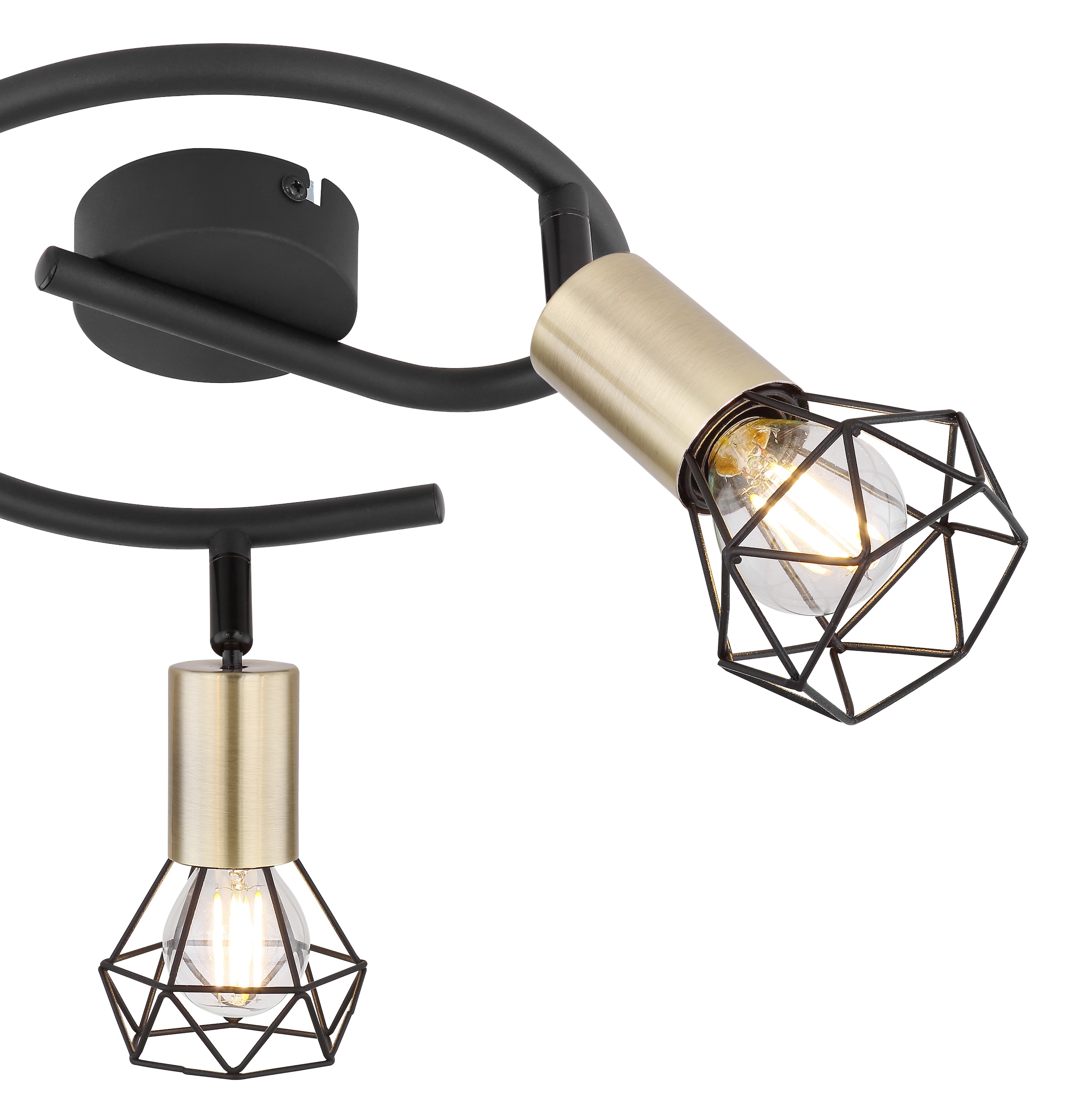 GLOBO LIGHTING Deckenstrahler »XARA I«, Leuchtmittel E14 | ohne Leuchtmittel, Deckenstrahler/Metall/Flur/Wohnzimmer/Schlafzimmer