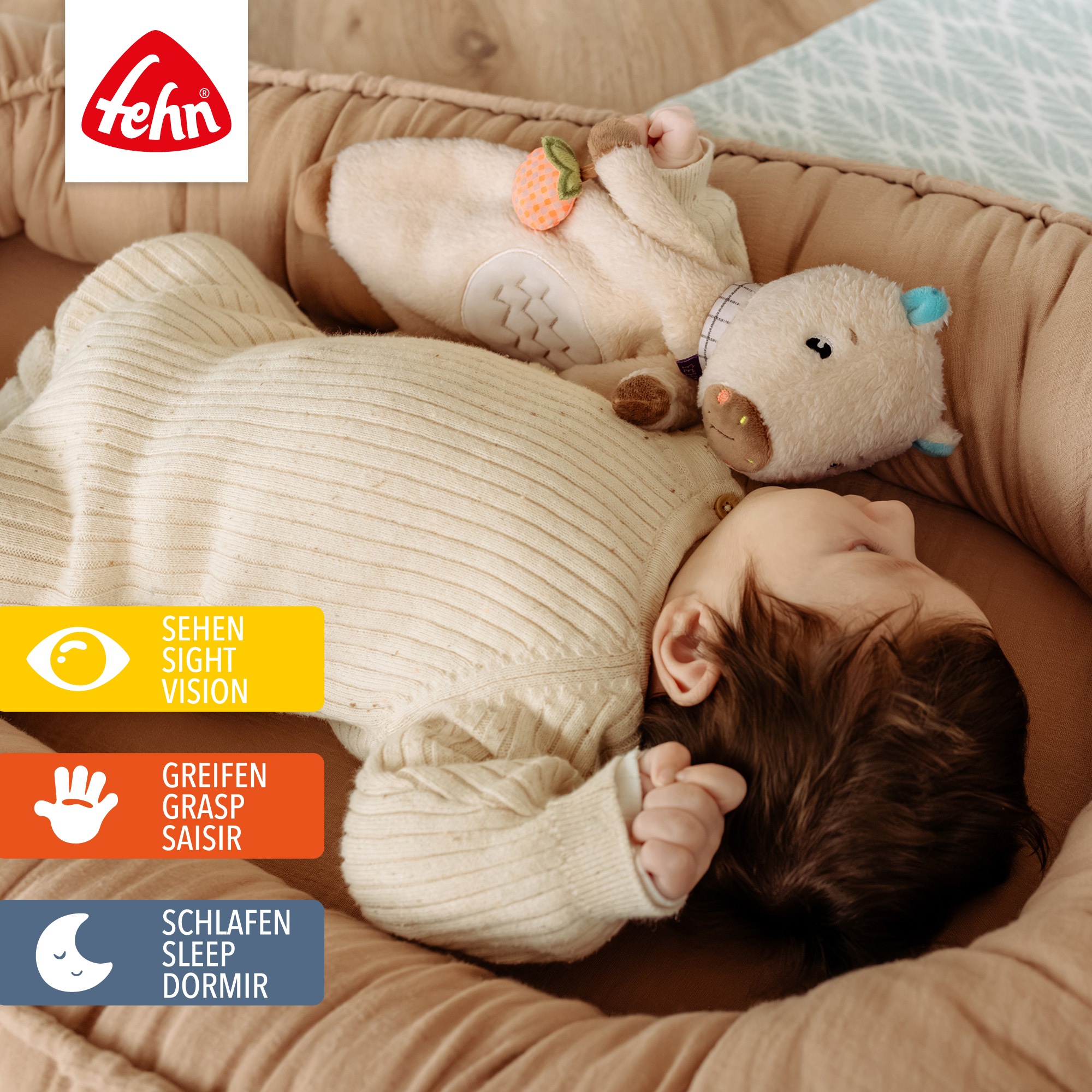 Fehn Kuscheltuch »Capybara Clara«