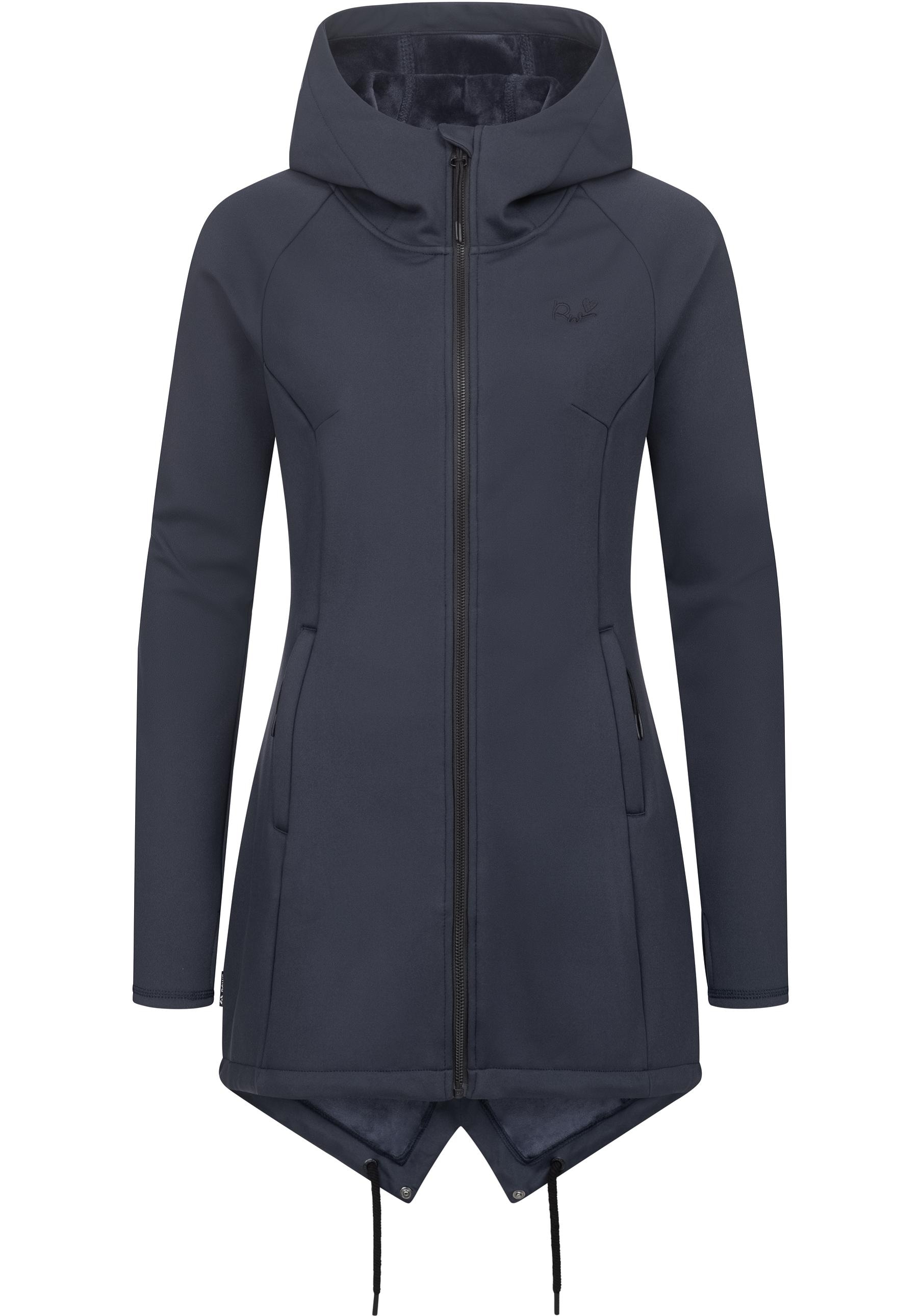 Ragwear Sweatjacke »Wingi«, Sportliche Damen Kapuzenjacke mit kuschelig weichem Innenleben
