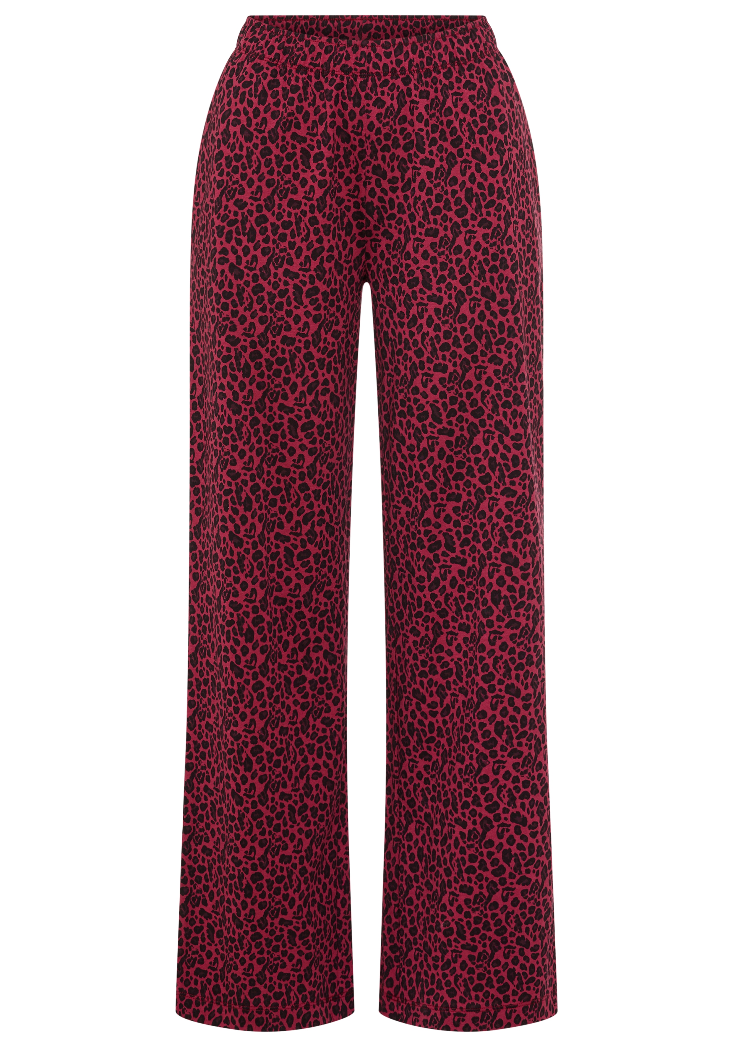 s.Oliver Pyjamahose mit weitem Bein