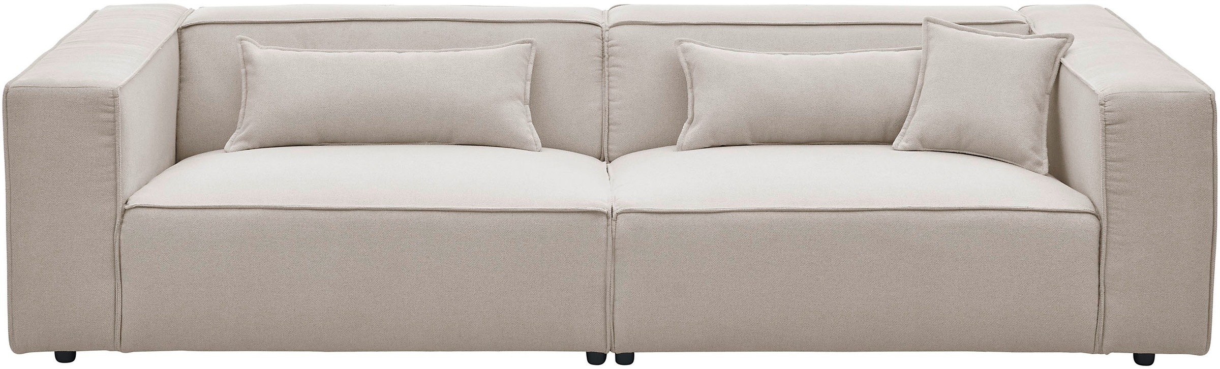 LeGer Home by Lena Gercke 3-Sitzer "PIARA, Couch mit Kedernaht, Sofa in Cor günstig online kaufen