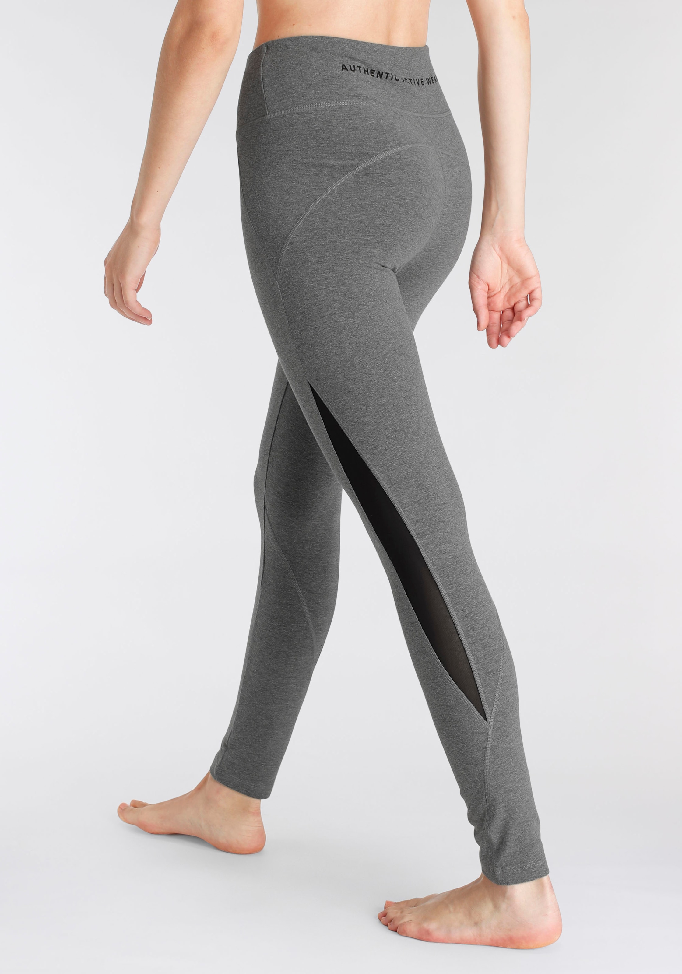 Vivance active Funktionsleggings, Sportleggings mit breitem Komfortbund