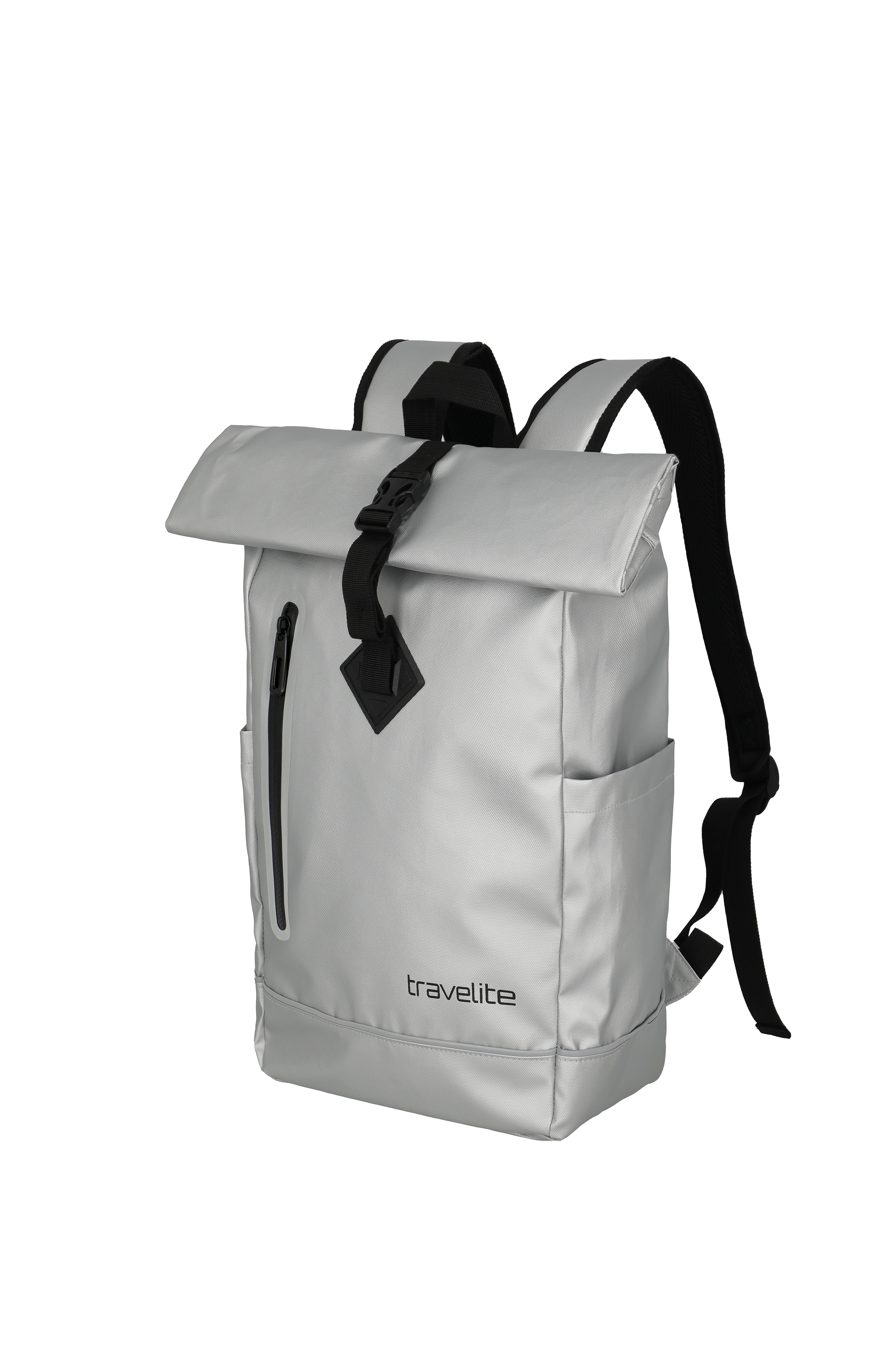 travelite Freizeitrucksack »BASICS Roll-Up Rucksack aus Plane« mit variablem Roll-Up-Verschluss