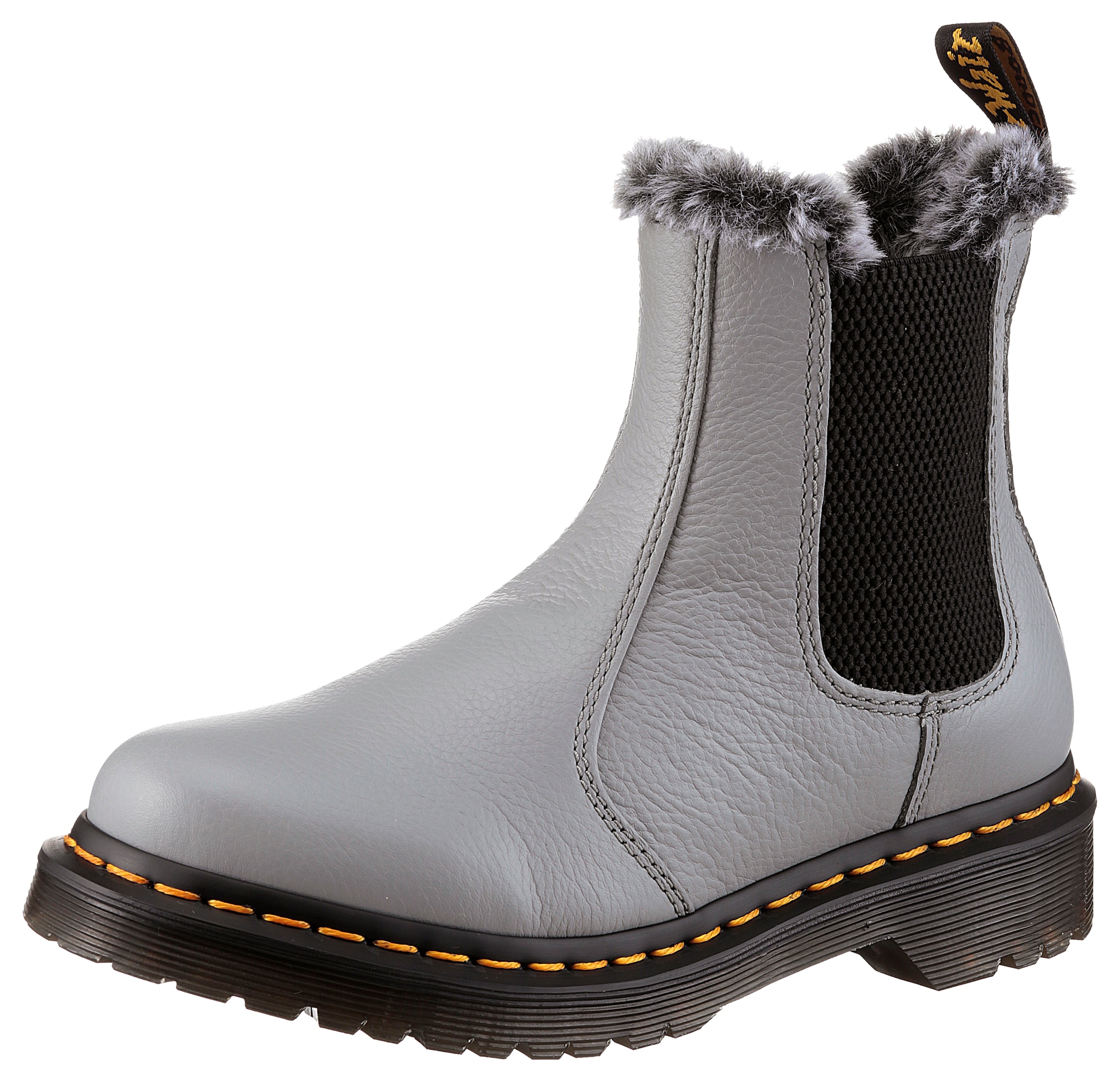 DR. MARTENS Chelseaboots »Leonore«, Chunky Boots, Plateau Schuh, Boots mit Warmfutter