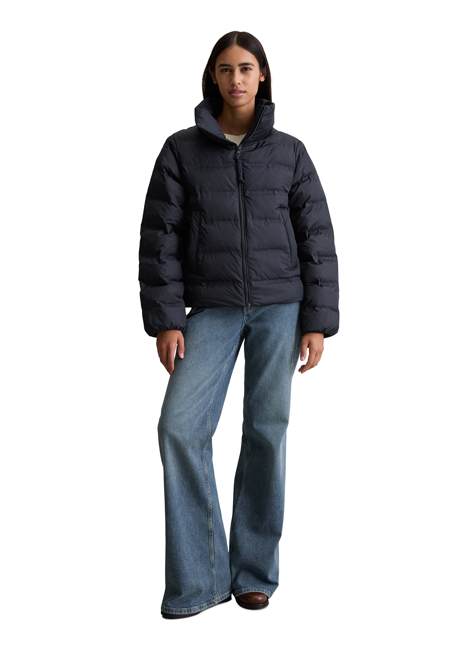 Marc O'Polo DENIM Outdoorjacke »mit wasserabweisender Oberfläche«, ohne Kapuze