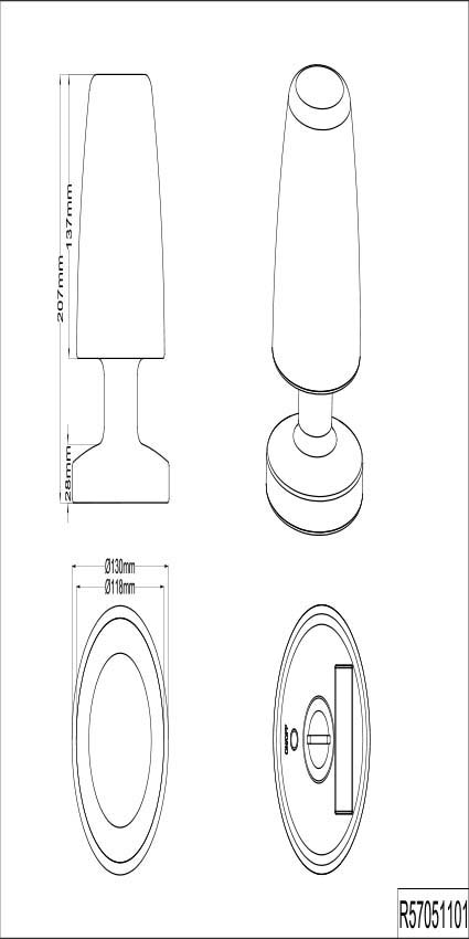 TRIO Leuchten LED Außen-Tischleuchte | 1 USB-Ladekabel bestellen Akku, LED flammig-flammig, »Dora«, BAUR inkl. Aussen-Tischlampe IP44, mit