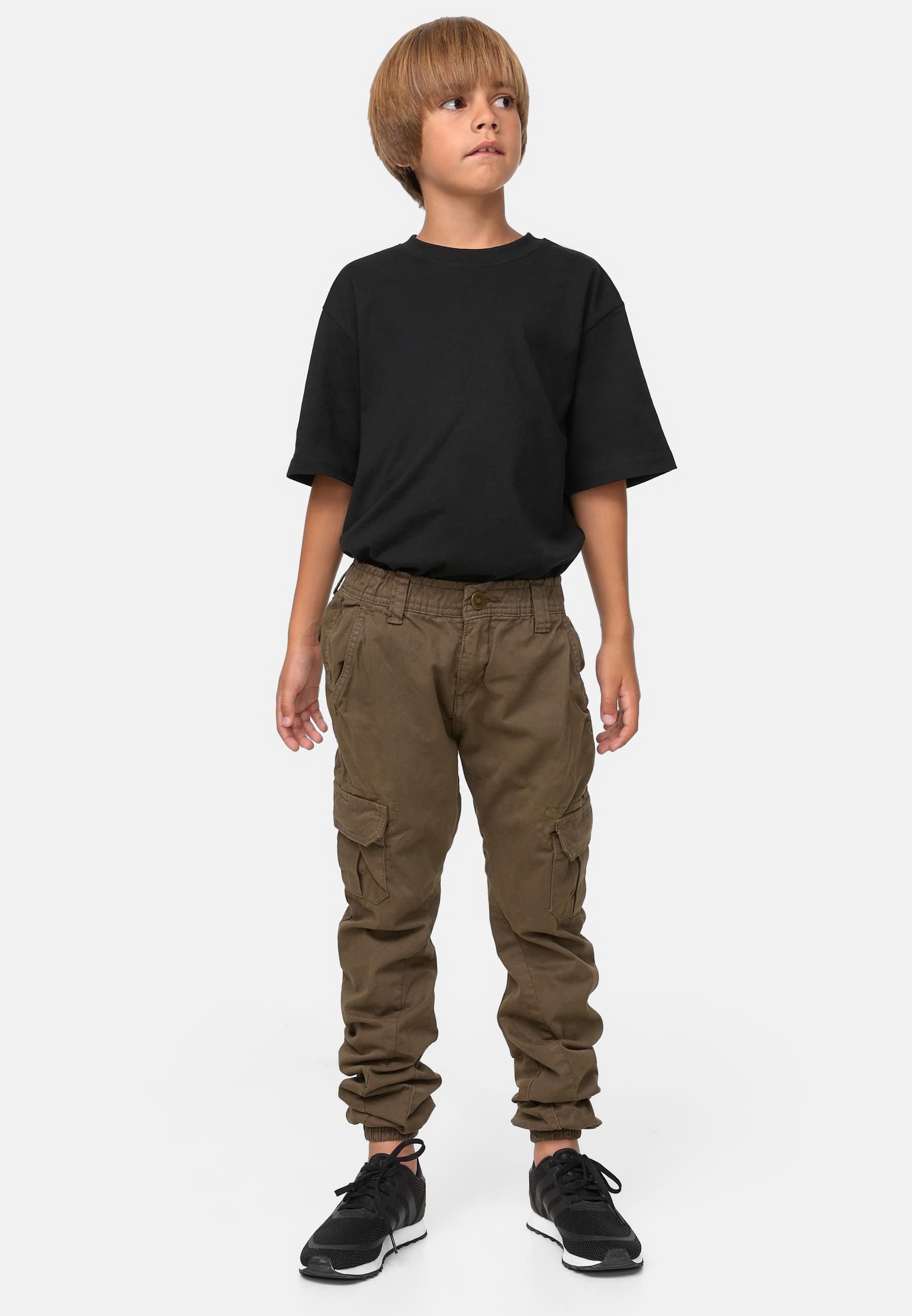 URBAN CLASSICS Stoffhose »Urban Classics Herren Boys Cargo Jogging Pants«, (1 tlg.)