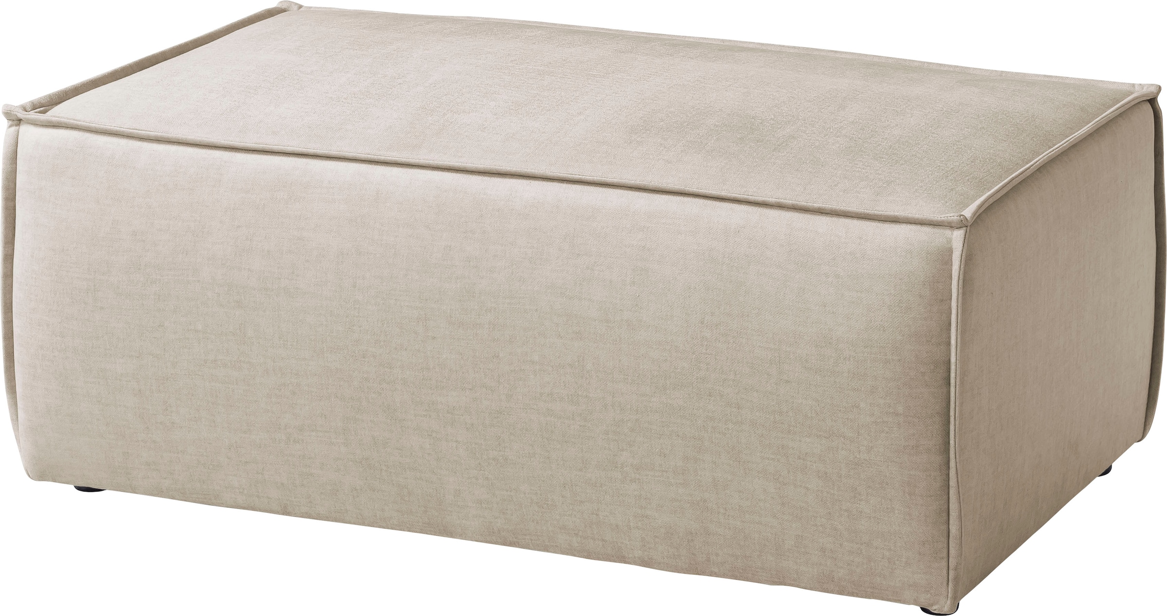 OTTO home Hocker "SHERWOOD Samtvelours Polsterhocker" passend zur Polster-Serie SHERWOOD