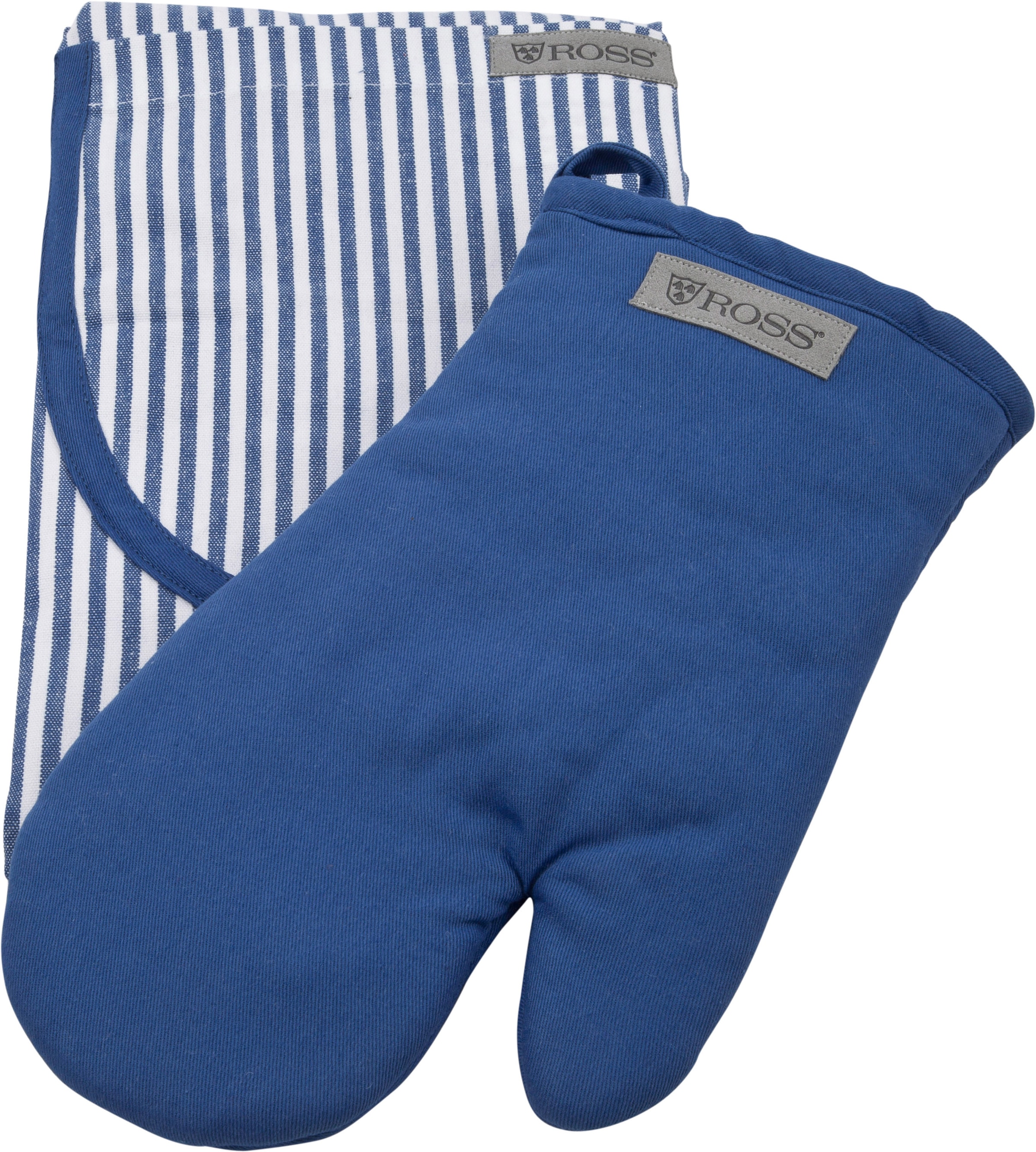 ROSS Grillhandschuhe "Exclusiv" inkl. Latzschürze, 100% Baumwolle günstig online kaufen