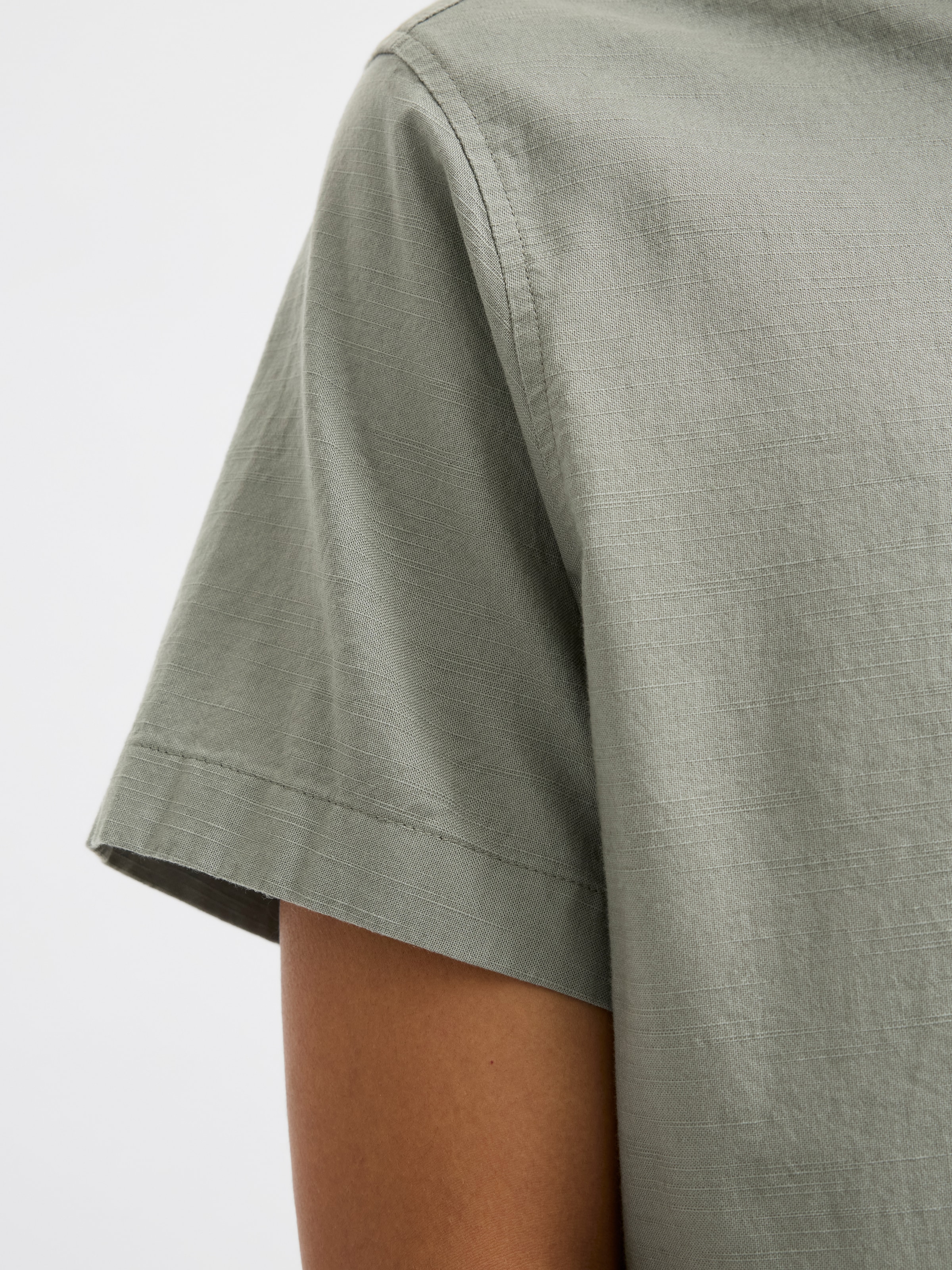 Jack & Jones Kurzarmhemd »JJPIERRE SLUB SHIRT SS«
