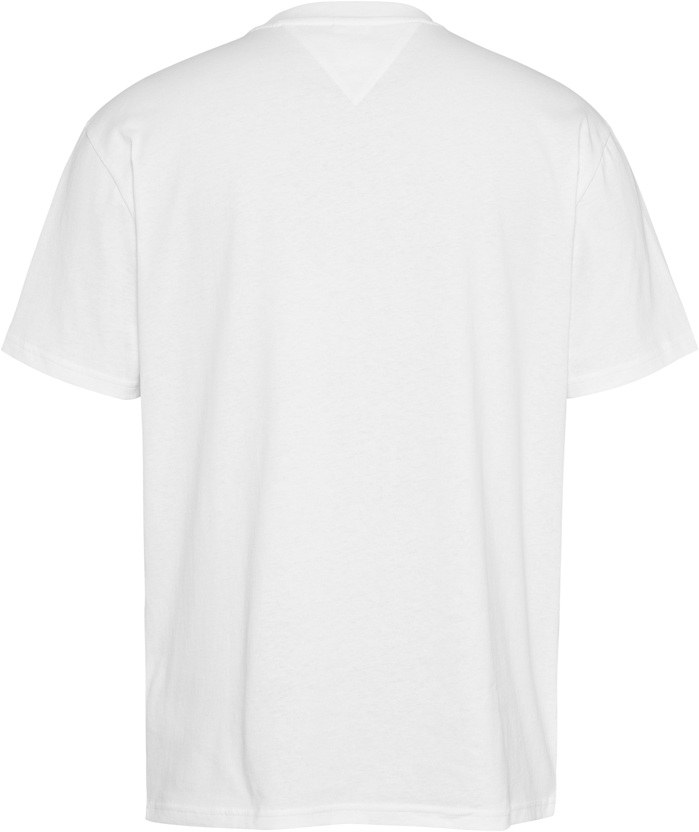 Tommy Jeans Plus T-Shirt »TJM REG STREET SIG FLAG TEE EXT«, Große Größen mit Print