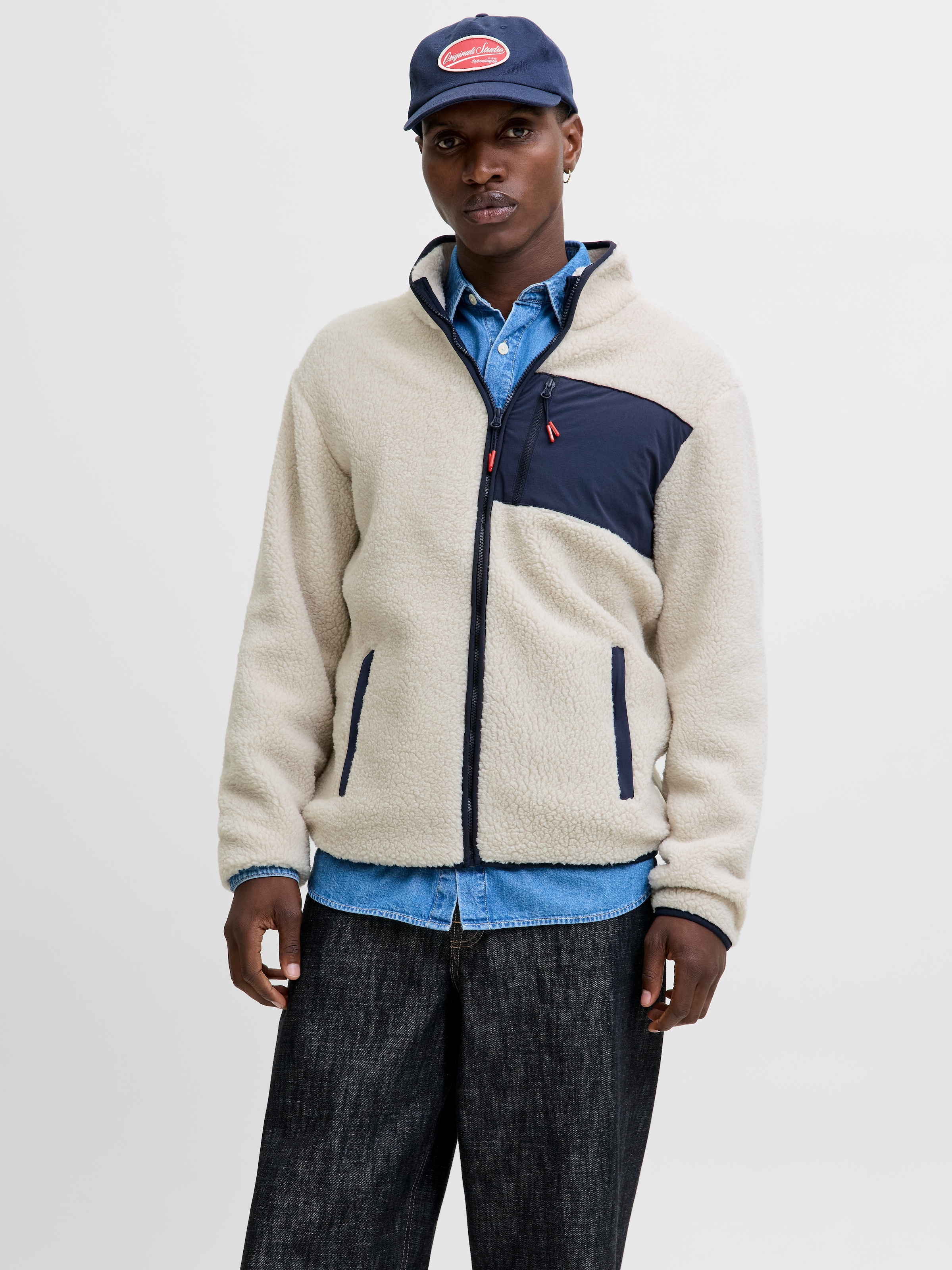 Jack & Jones Fleecejacke "JJTHATCHER FLEECE JACKET" günstig online kaufen
