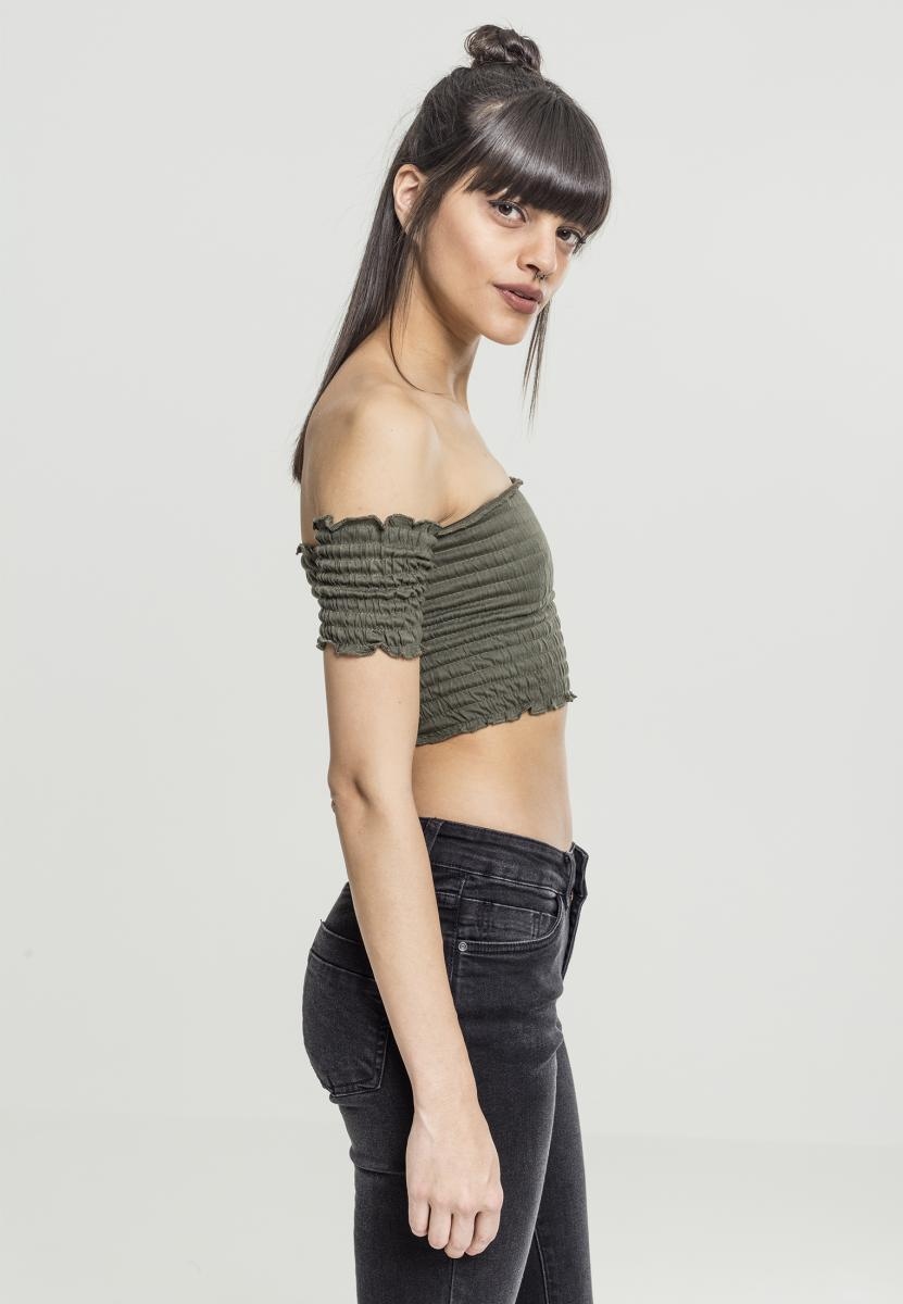 kaufen T-Shirt tlg.) BAUR »Damen CLASSICS online | Cold (1 Cropped URBAN Shoulder Smoke Ladies Top«,